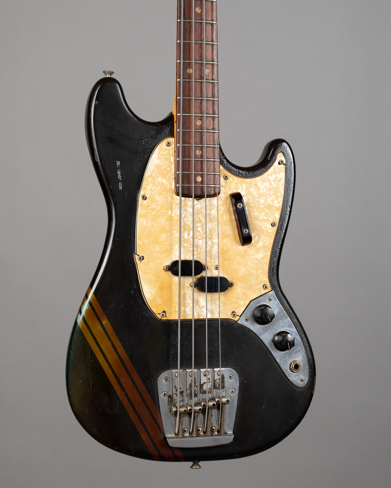 1972 Fender Mustang Bass (USA, Competition Burgundy, HSC)