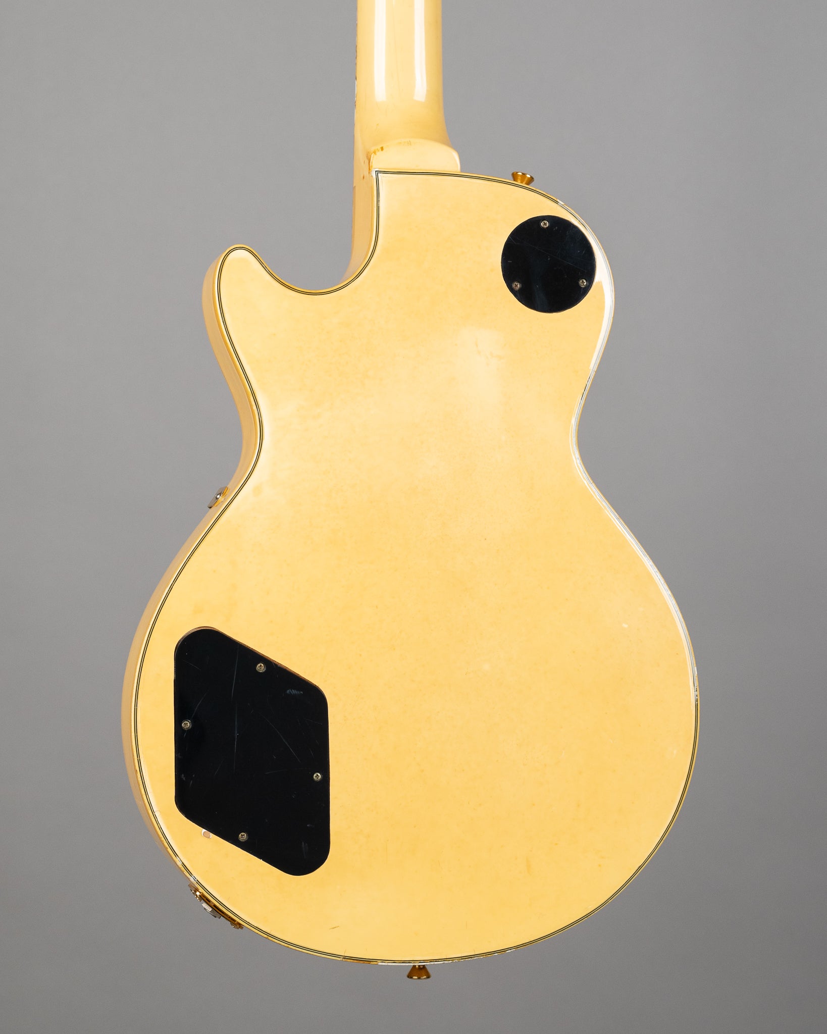 c1970s Gallan Les Paul Custom (Japan, Cream, Gold Hardware)
