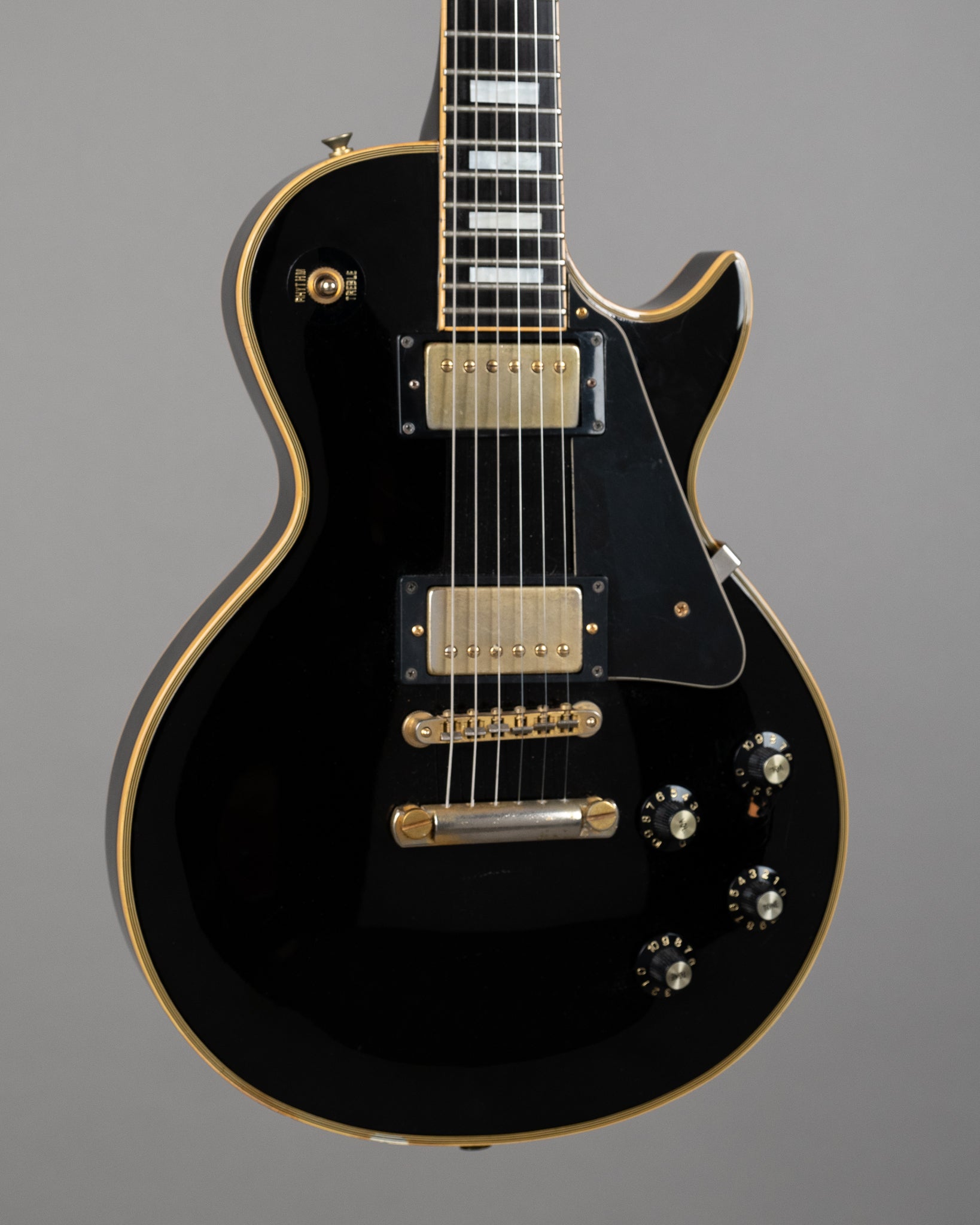 c1990s Greco Les Paul Custom (Korea, Black, Ebonite)