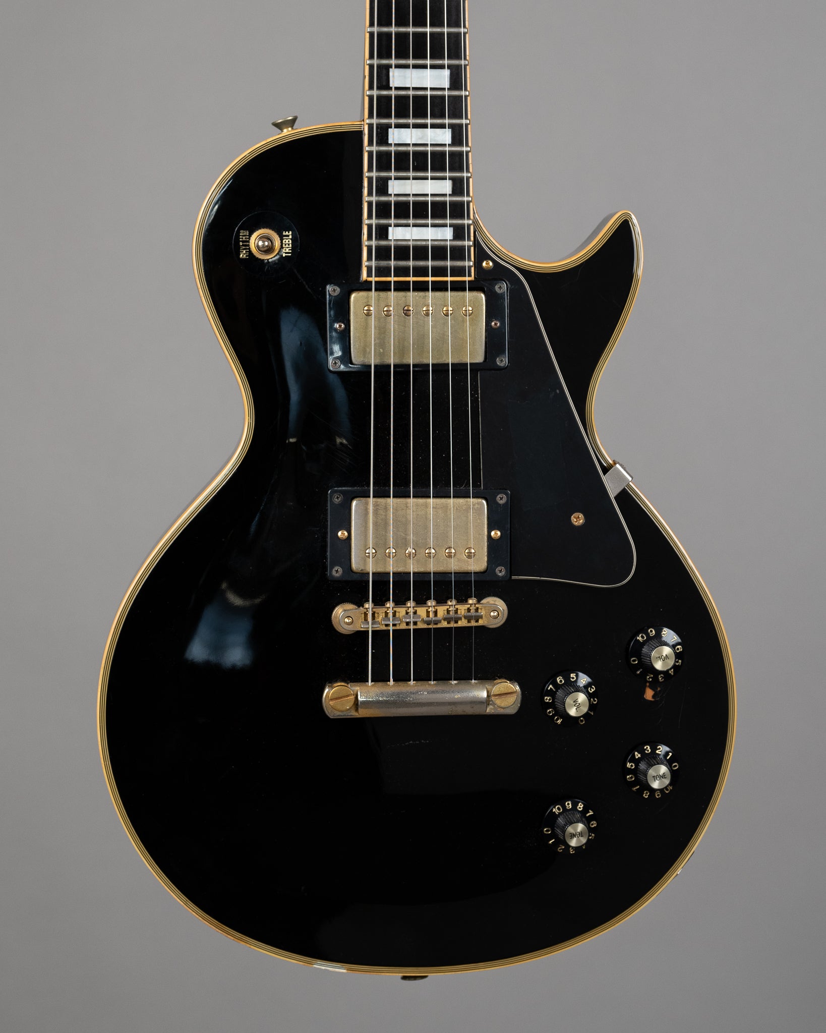 c1990s Greco Les Paul Custom (Korea, Black, Ebonite)