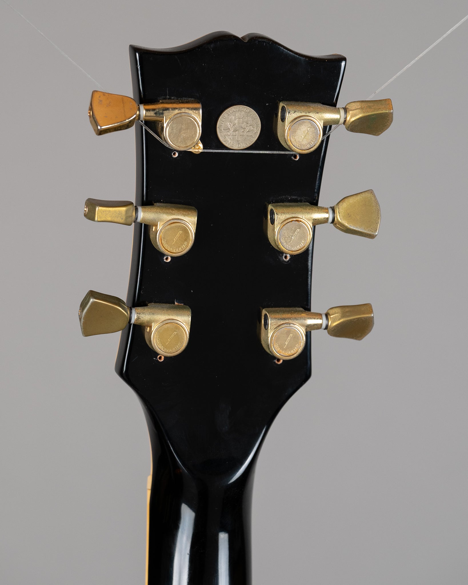 c1990s Greco Les Paul Custom (Korea, Black, Ebonite)