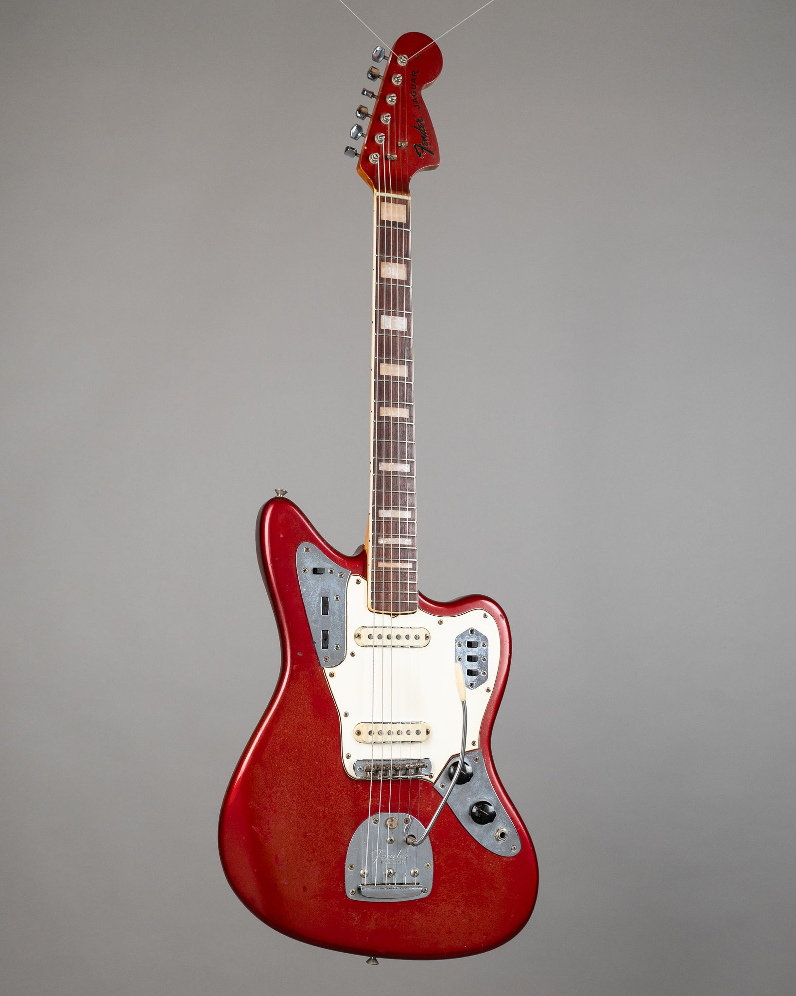 1969 Fender Jaguar (USA, Candy Apple Red, OHSC)