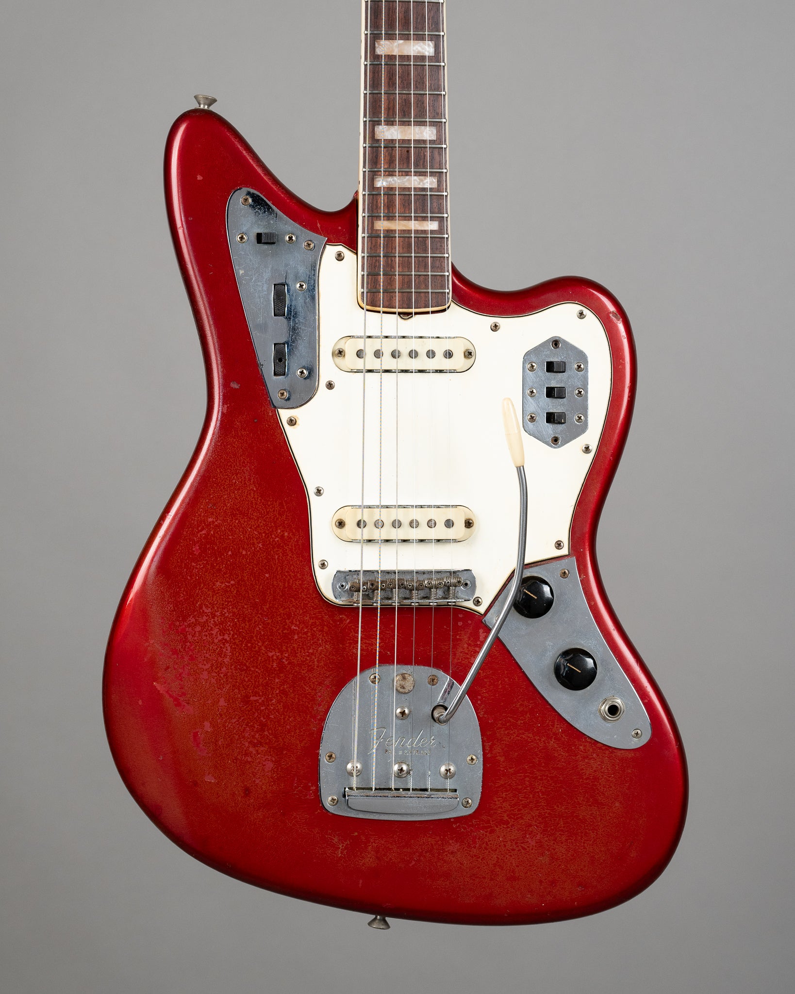 1969 Fender Jaguar (USA, Candy Apple Red, OHSC)