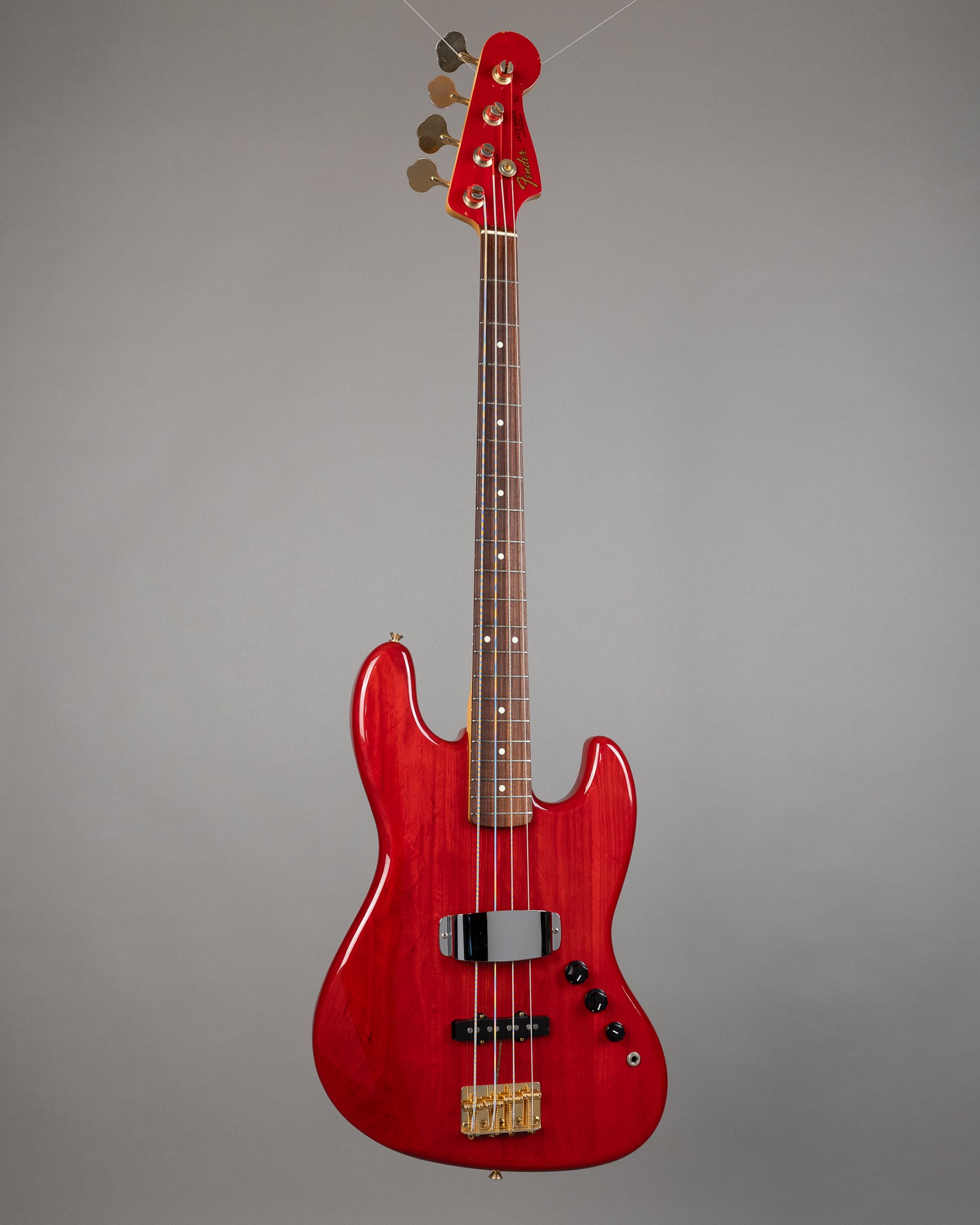 c1984 Fender Jazz Bass 'Custom Order' (Japan, Transparent Cherry)