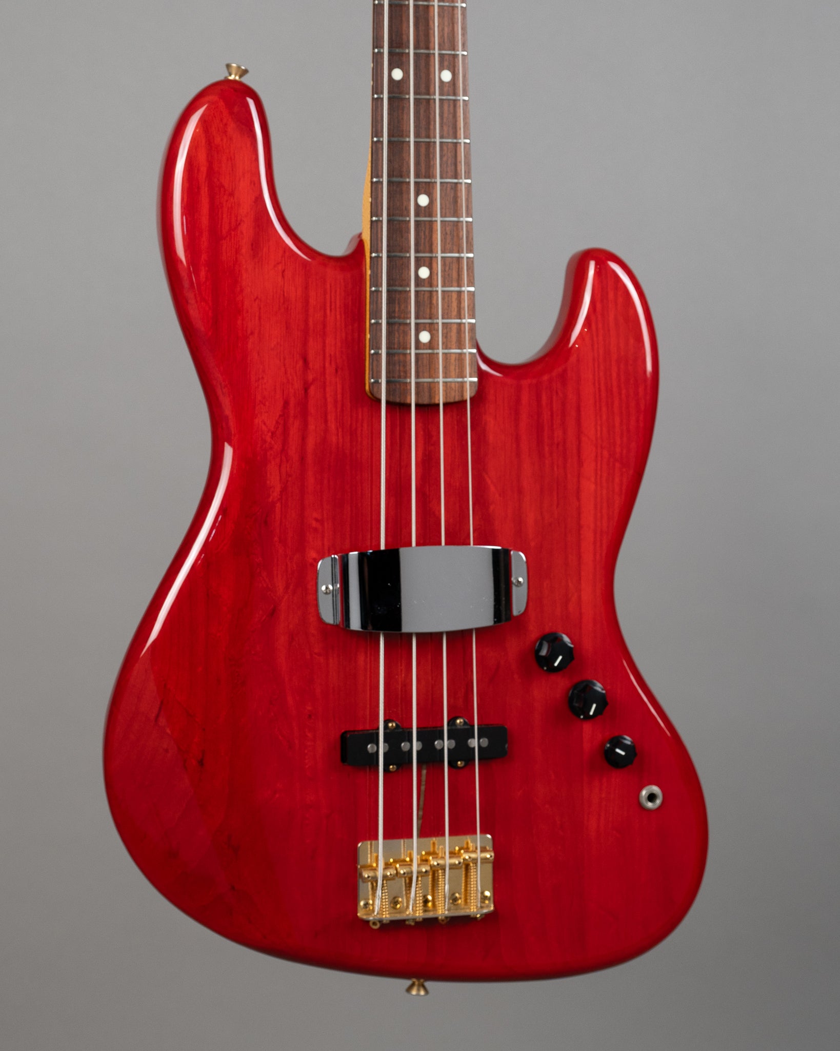 c1984 Fender Jazz Bass 'Custom Order' (Japan, Transparent Cherry)