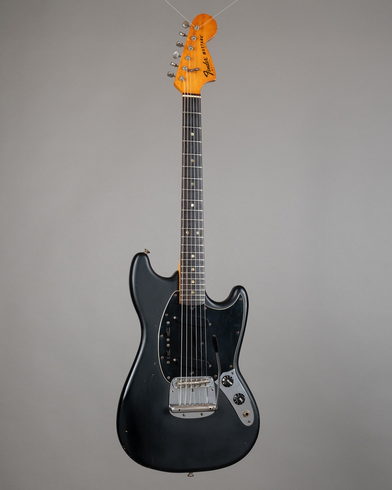 1978 Fender Mustang (USA, Matte Black, OHSC)