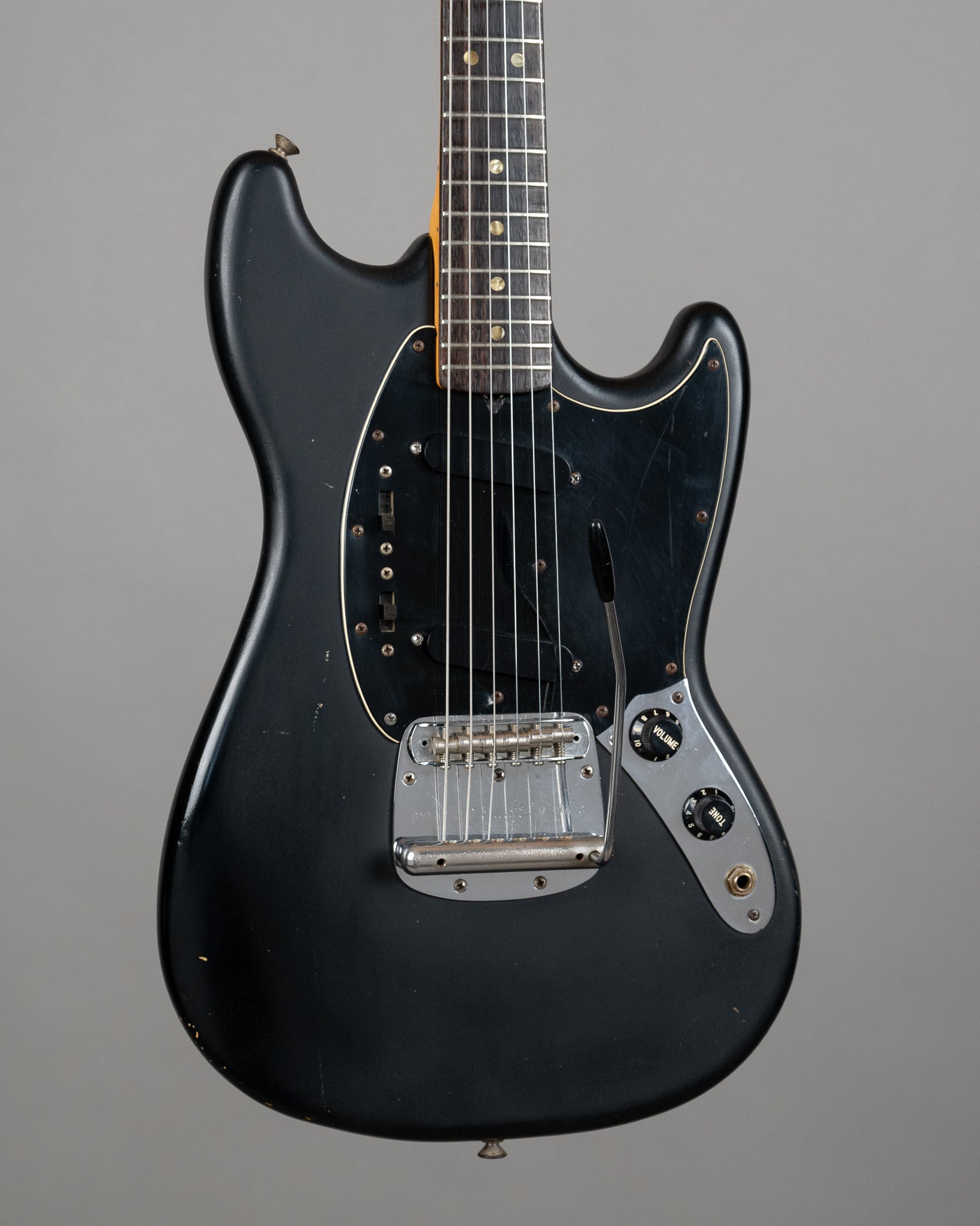 1978 Fender Mustang (USA, Matt Black, OHSC)