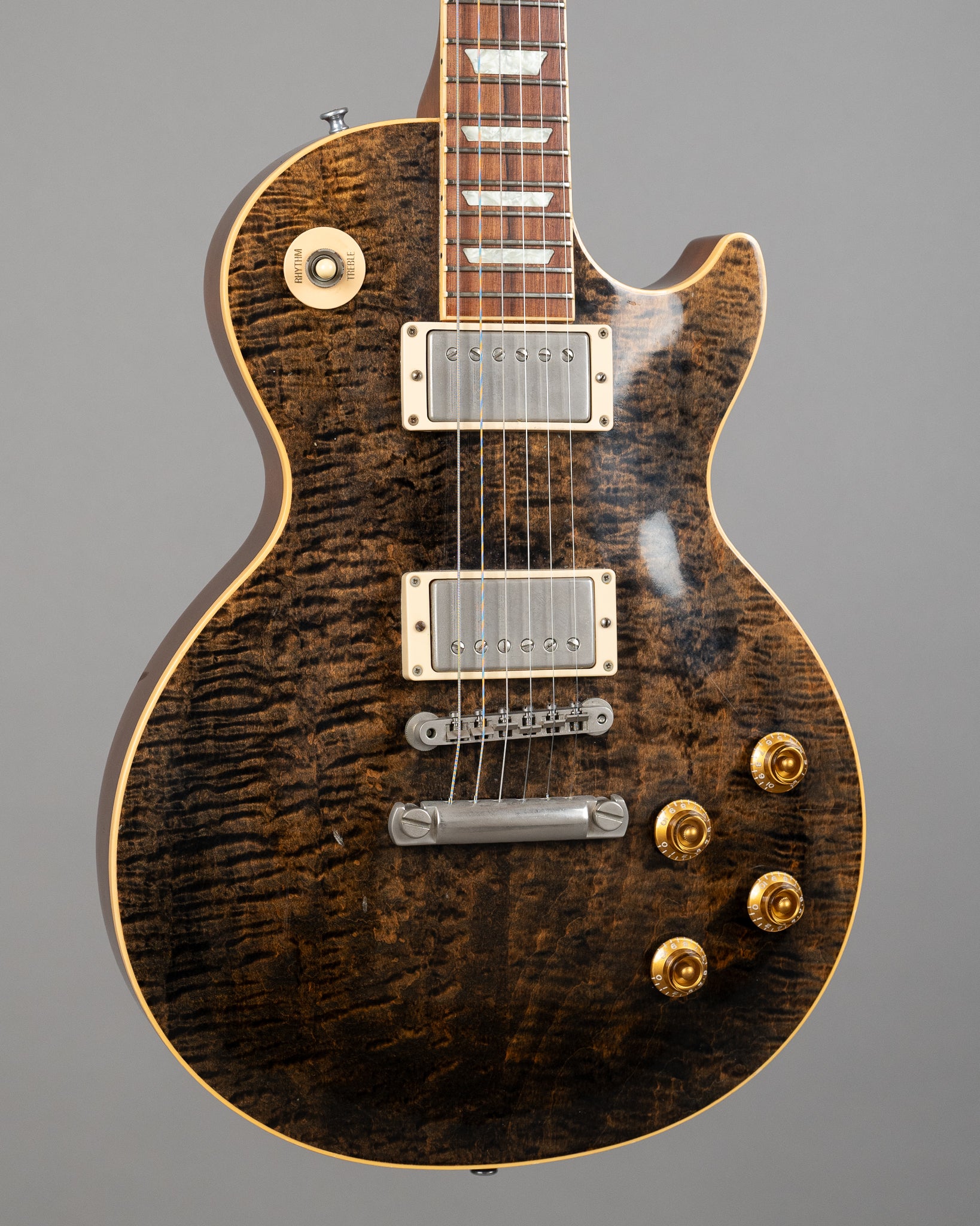 2001 Gibson Les Paul "Custom Collection Class 5" Quilt Top Custom Shop (USA, Transparent Black Quilt, OHSC)