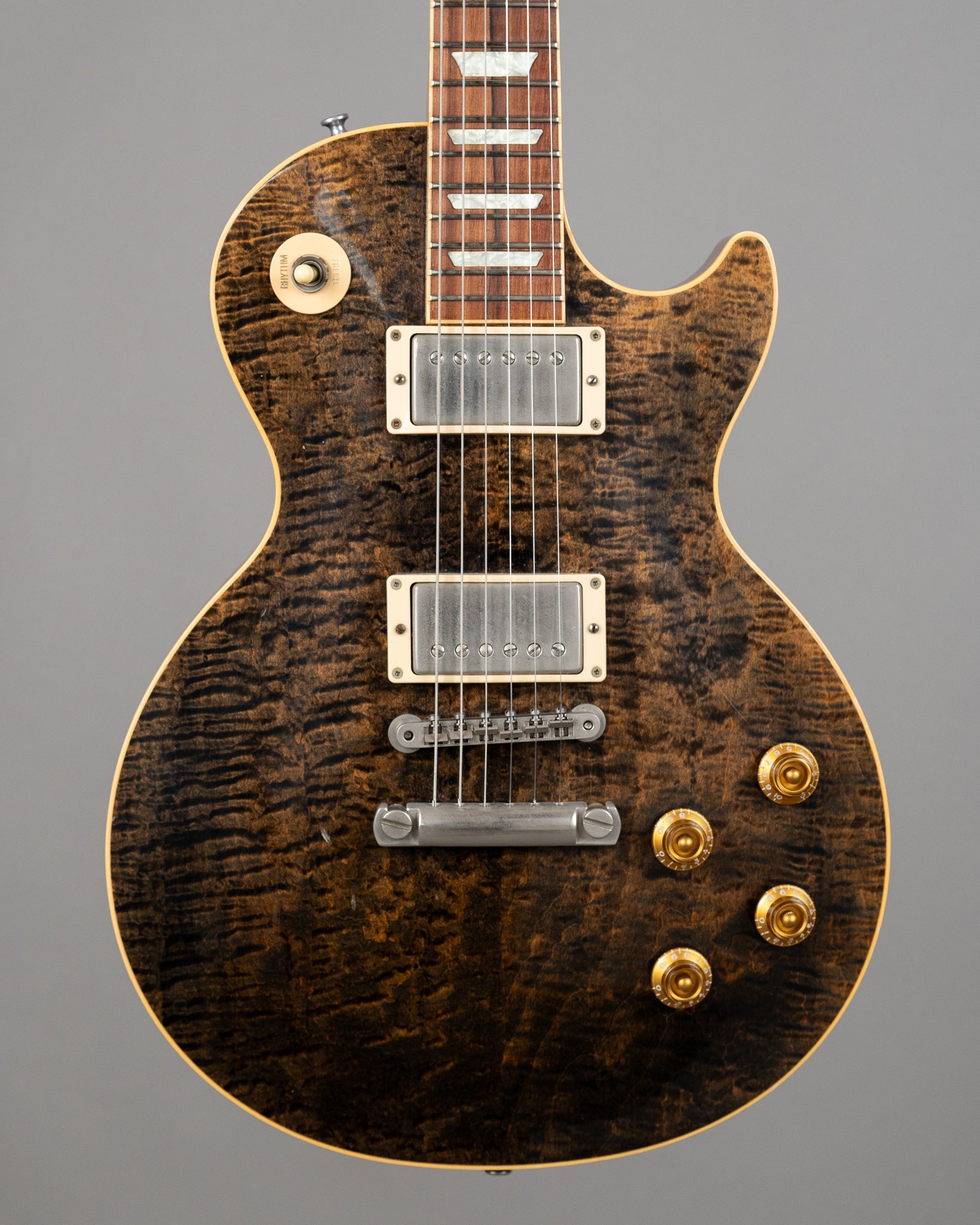 2001 Gibson Les Paul "Custom Collection Class 5" Quilt Top Custom Shop (USA, Transparent Black Quilt, OHSC)