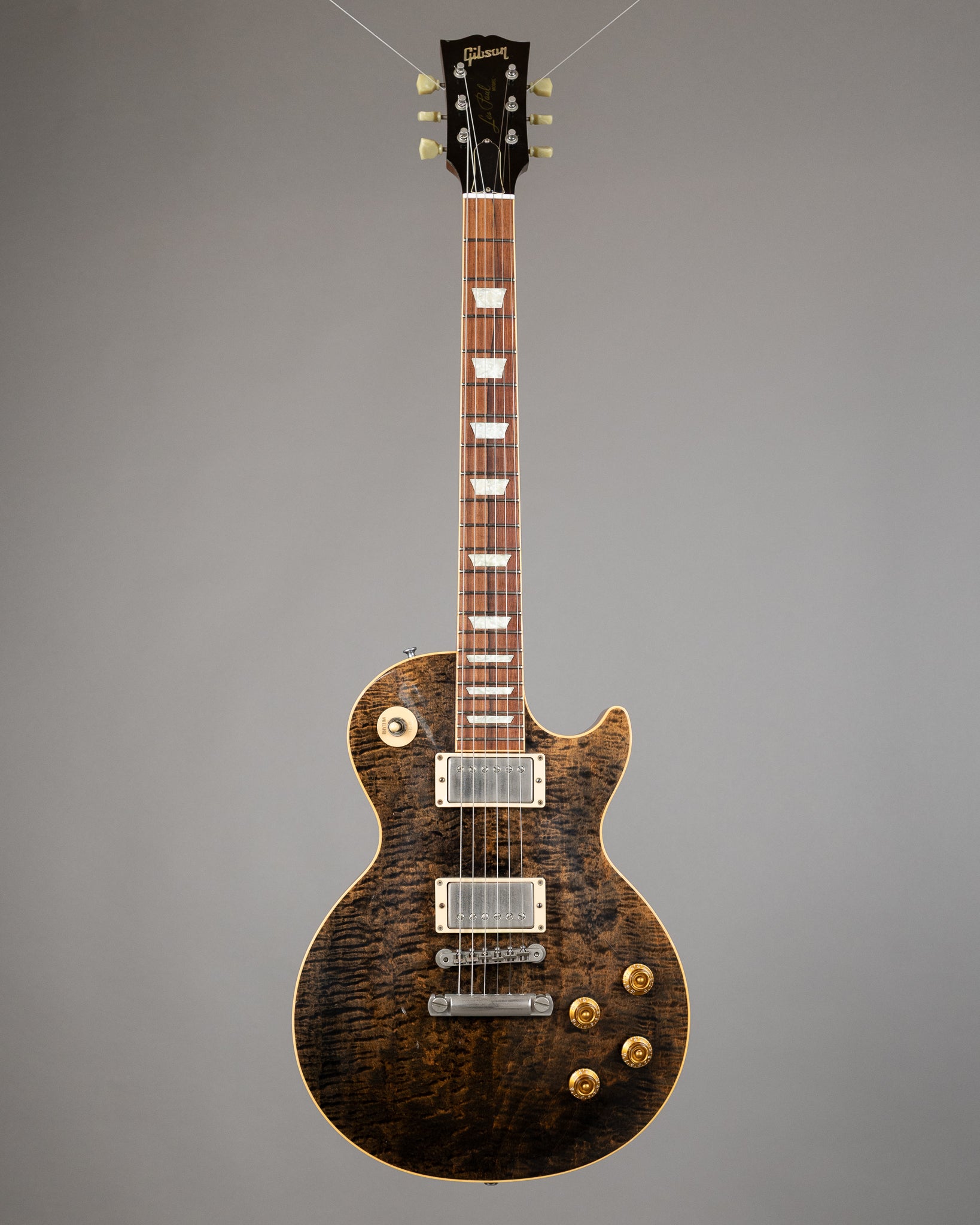 2001 Gibson Les Paul "Custom Collection Class 5" Quilt Top Custom Shop (USA, Transparent Black Quilt, OHSC)