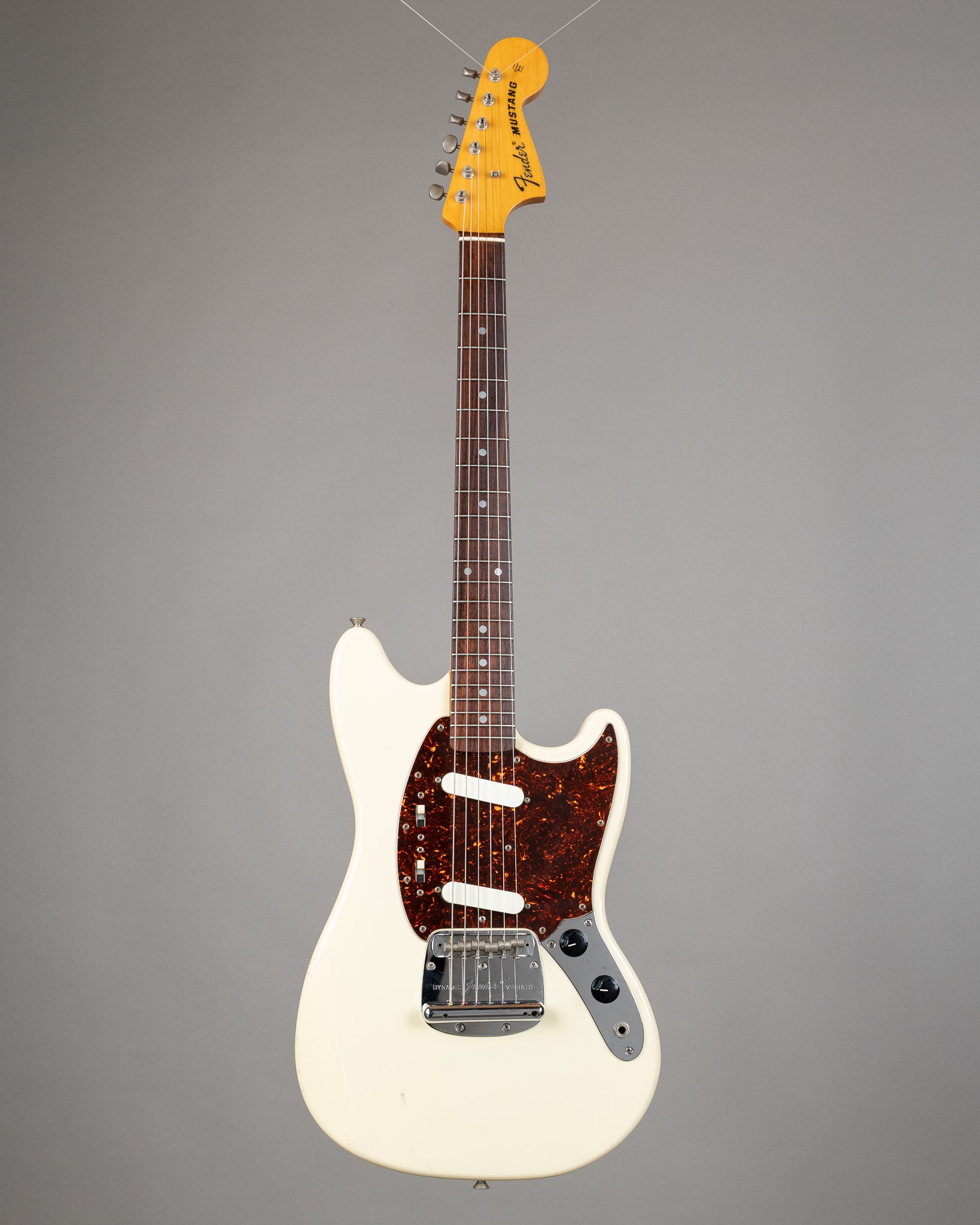 c1984 Fender MG69-60 Mustang (Japan, Olympic White, Gig Bag)