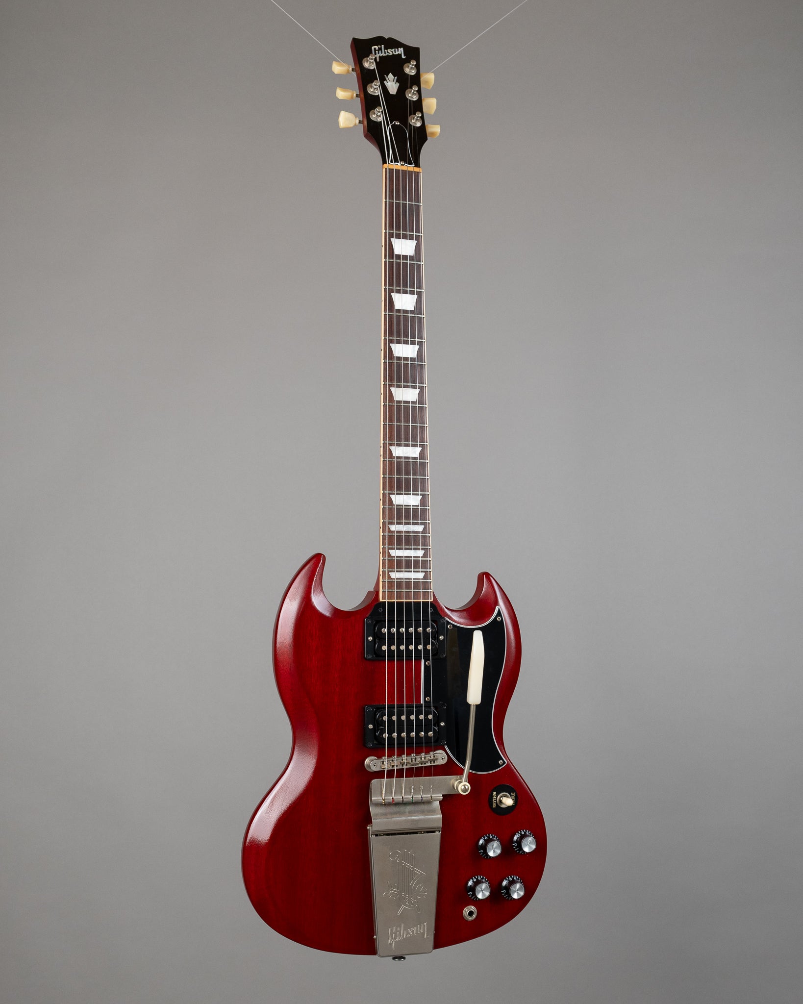 2022 Gibson SG Standard '61 Faded w/ Maestro Vibrola (USA, Faded Cherry, OHSC)