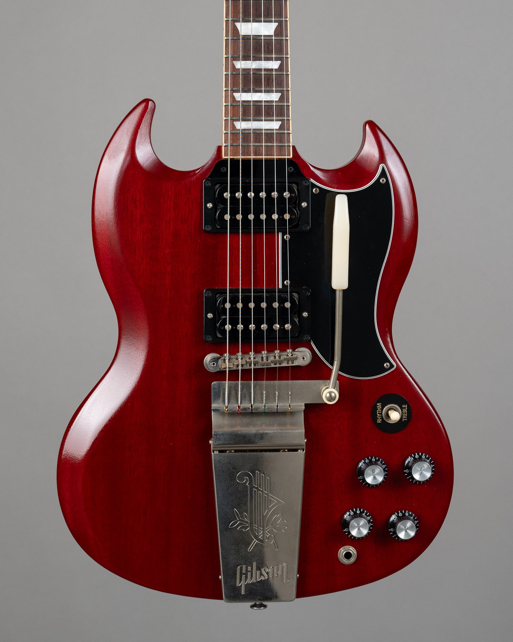 2022 Gibson SG Standard '61 Faded w/ Maestro Vibrola (USA, Faded Cherry, OHSC)