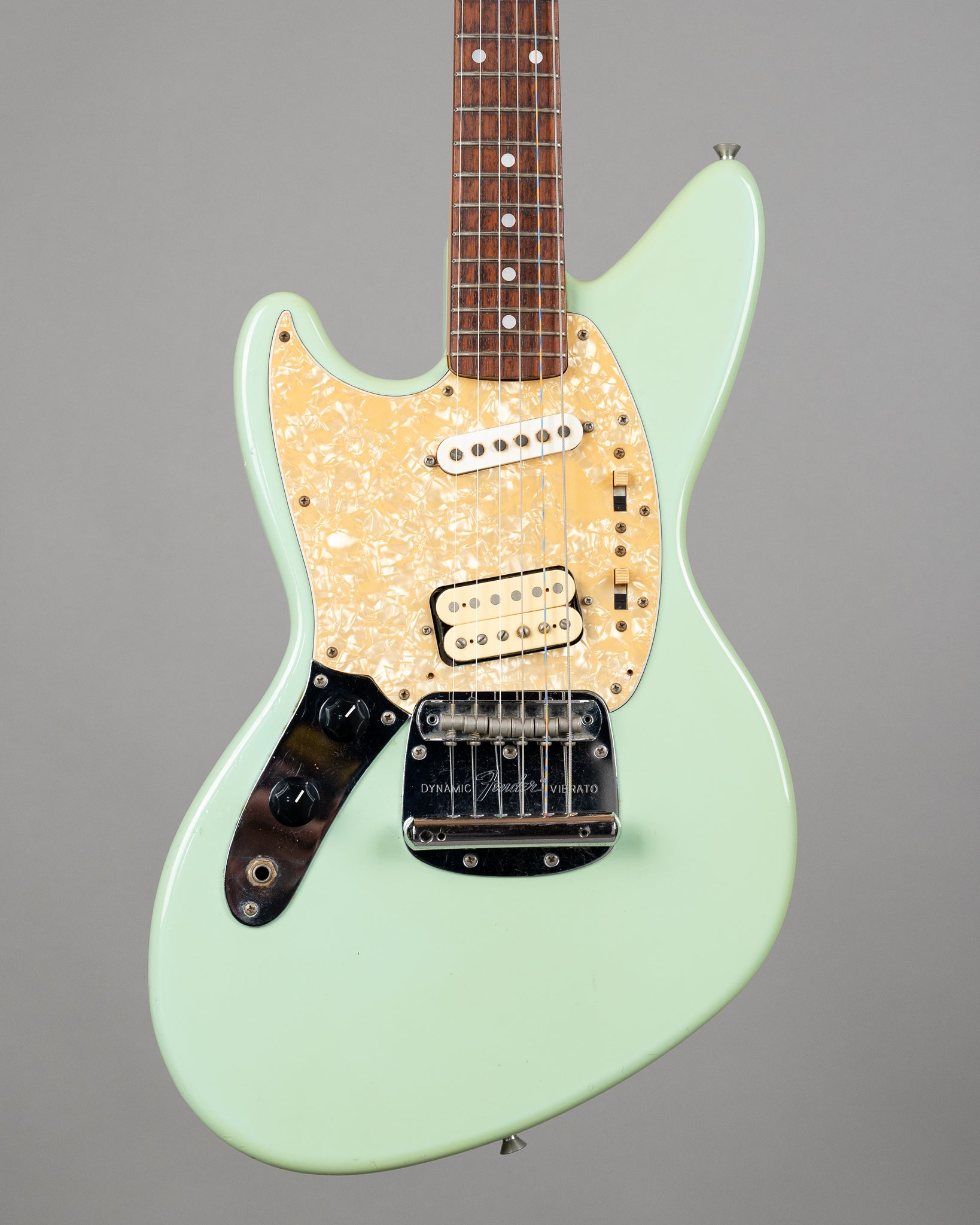 c1997 Fender JSG-65L Jag-Stang (Japan, Left Handed, Sonic Blue)