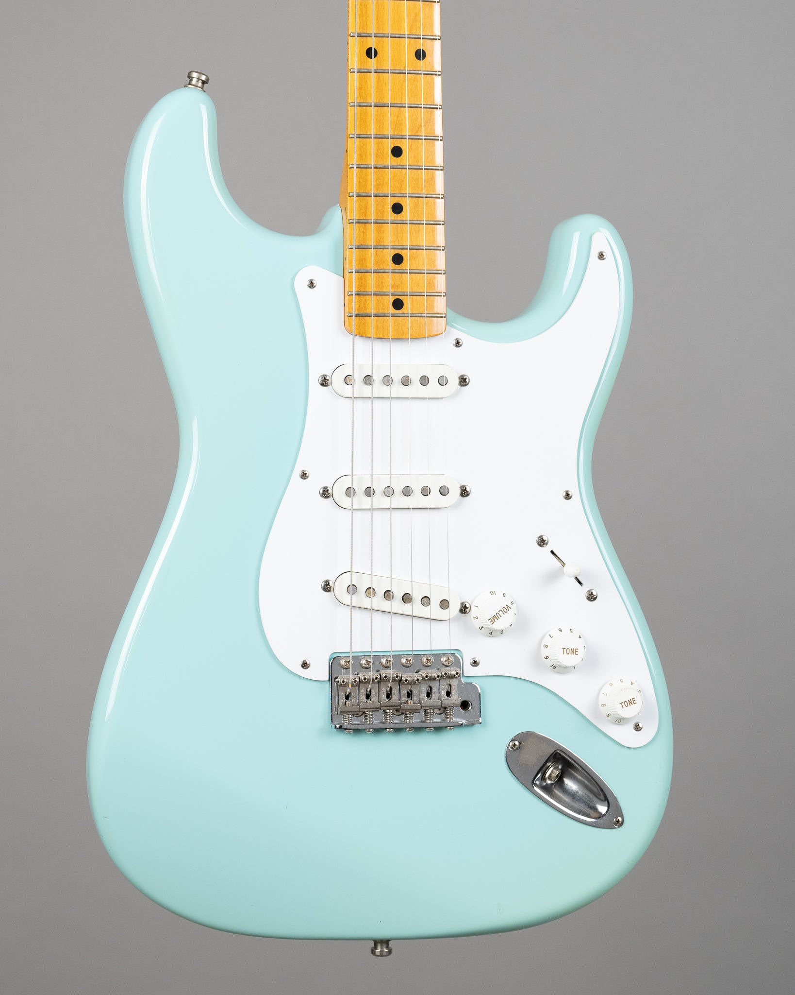 c2002 Fender ST57-58US Stratocaster (Japan, Sonic Blue, Gig Bag)