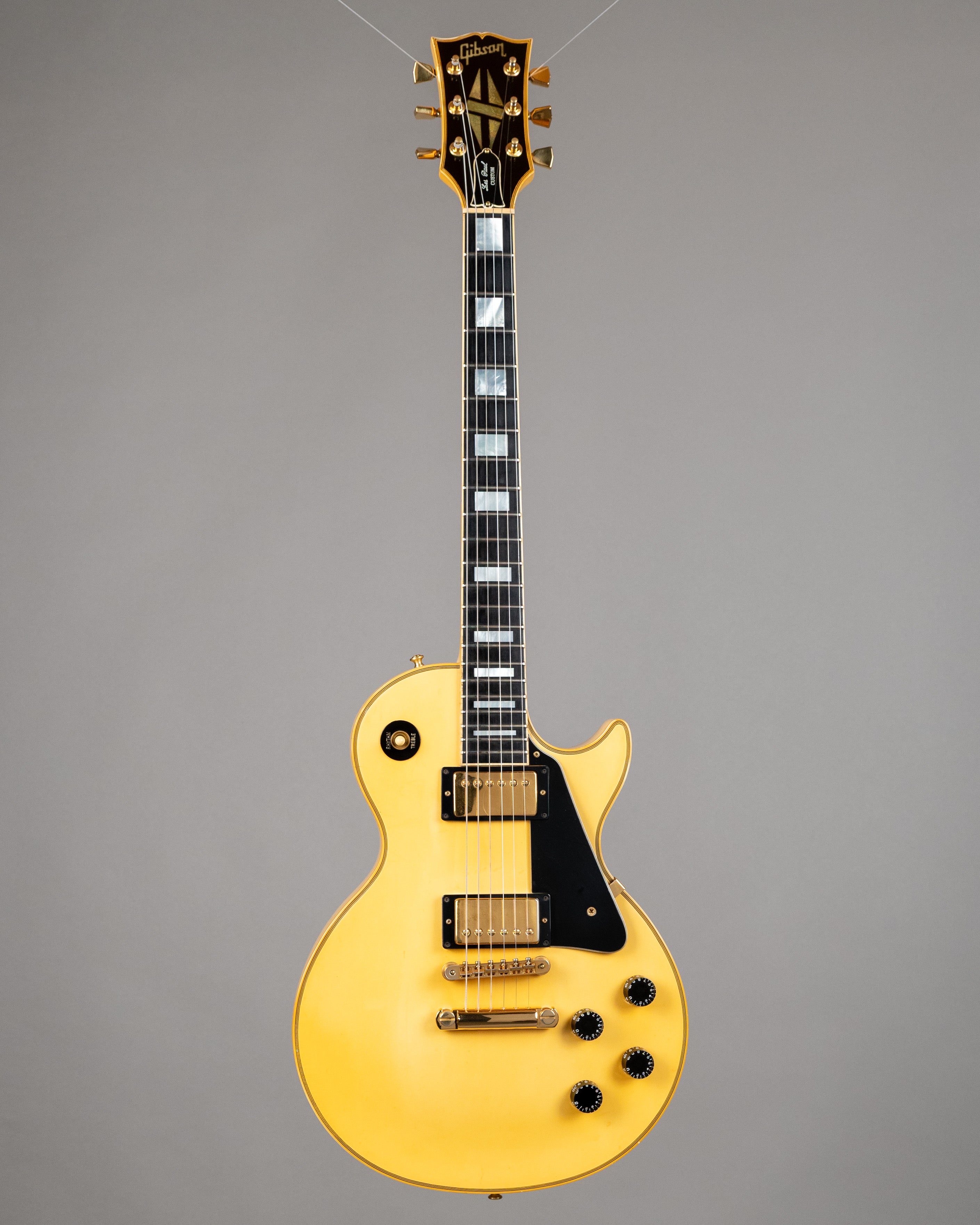 1990 Gibson Les Paul Custom 'Custom Shop Edition' (USA, Antique Ivory, OHSC)