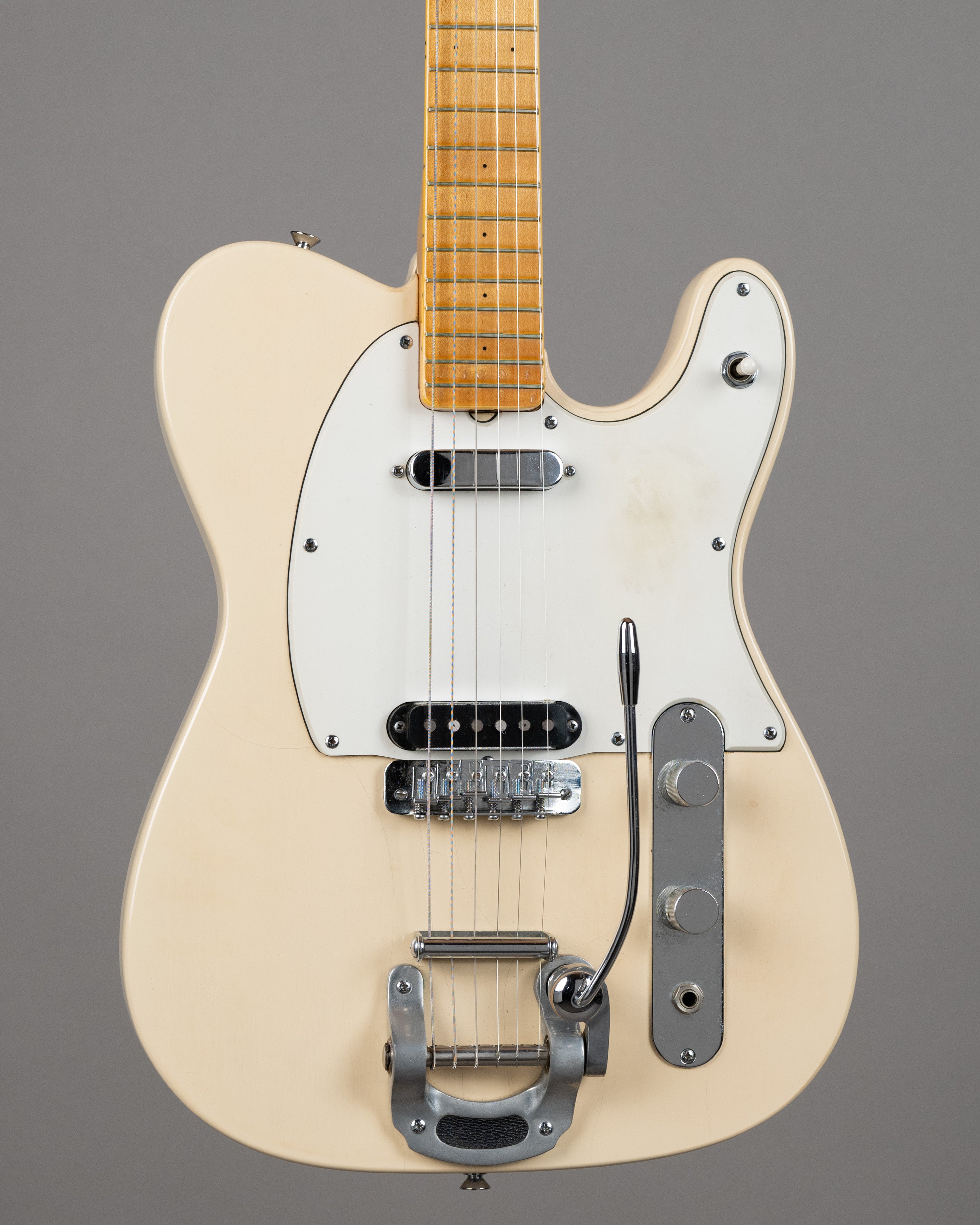 c1969 Elk Cutlass 'Telecaster' (Japan, White, OHSC)