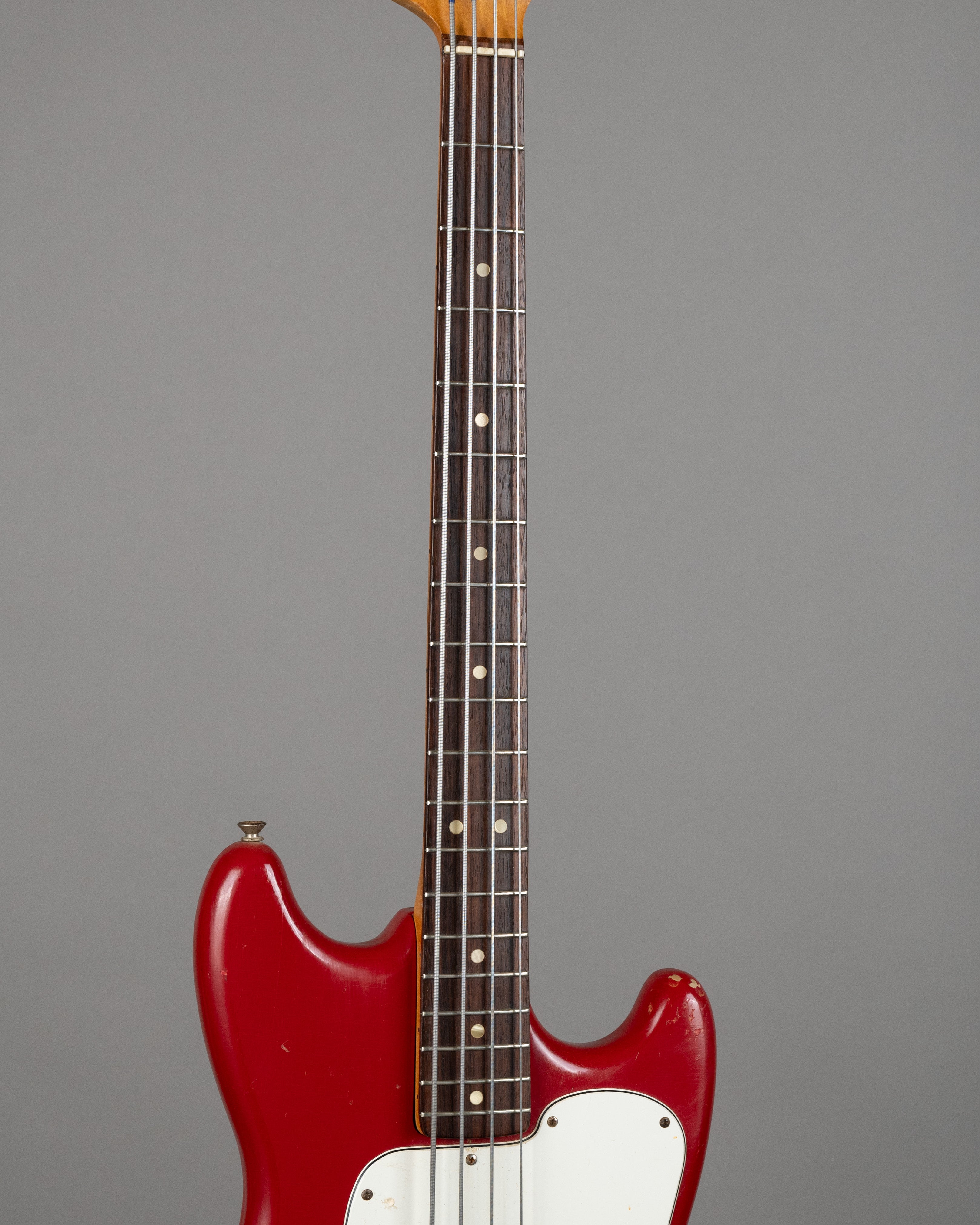 1975 Fender Musicmaster Bass (USA, Dakota Red, HSC)