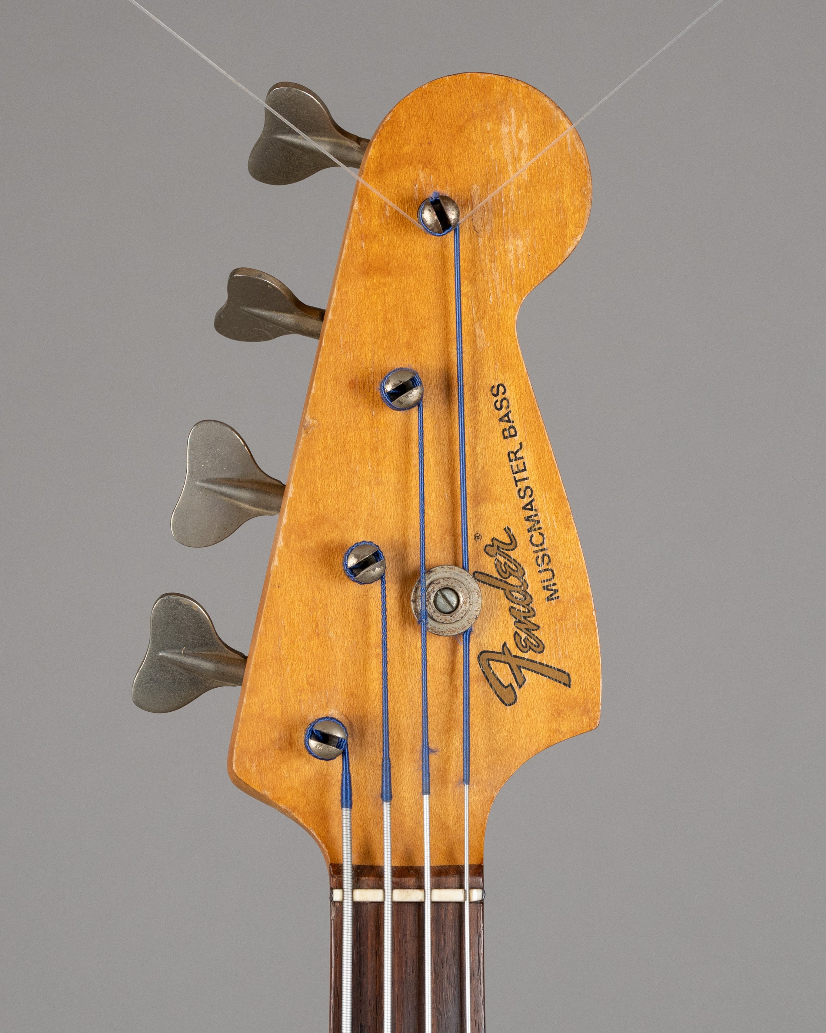 1975 Fender Musicmaster Bass (USA, Dakota Red, HSC)