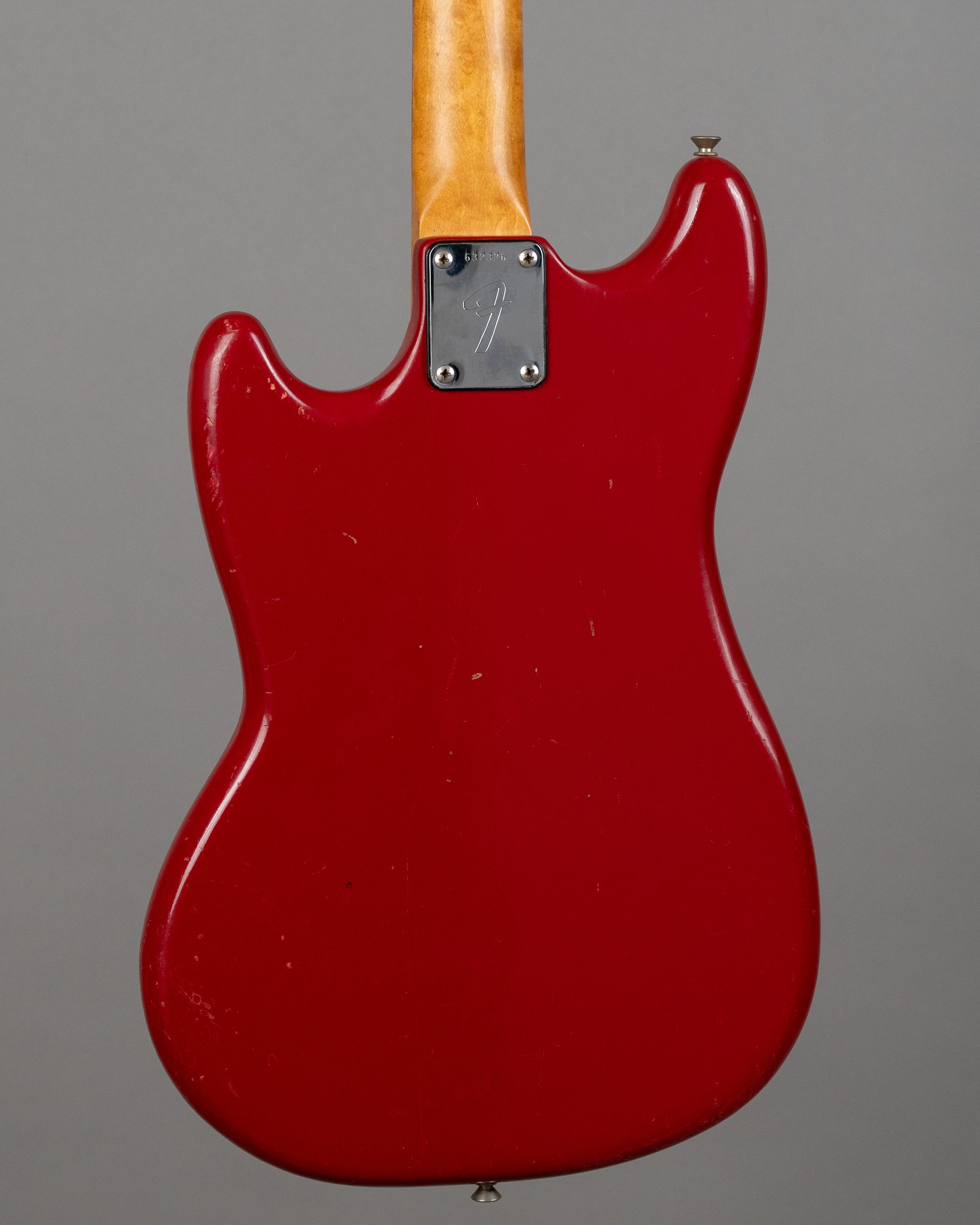 1975 Fender Musicmaster Bass (USA, Dakota Red, HSC)