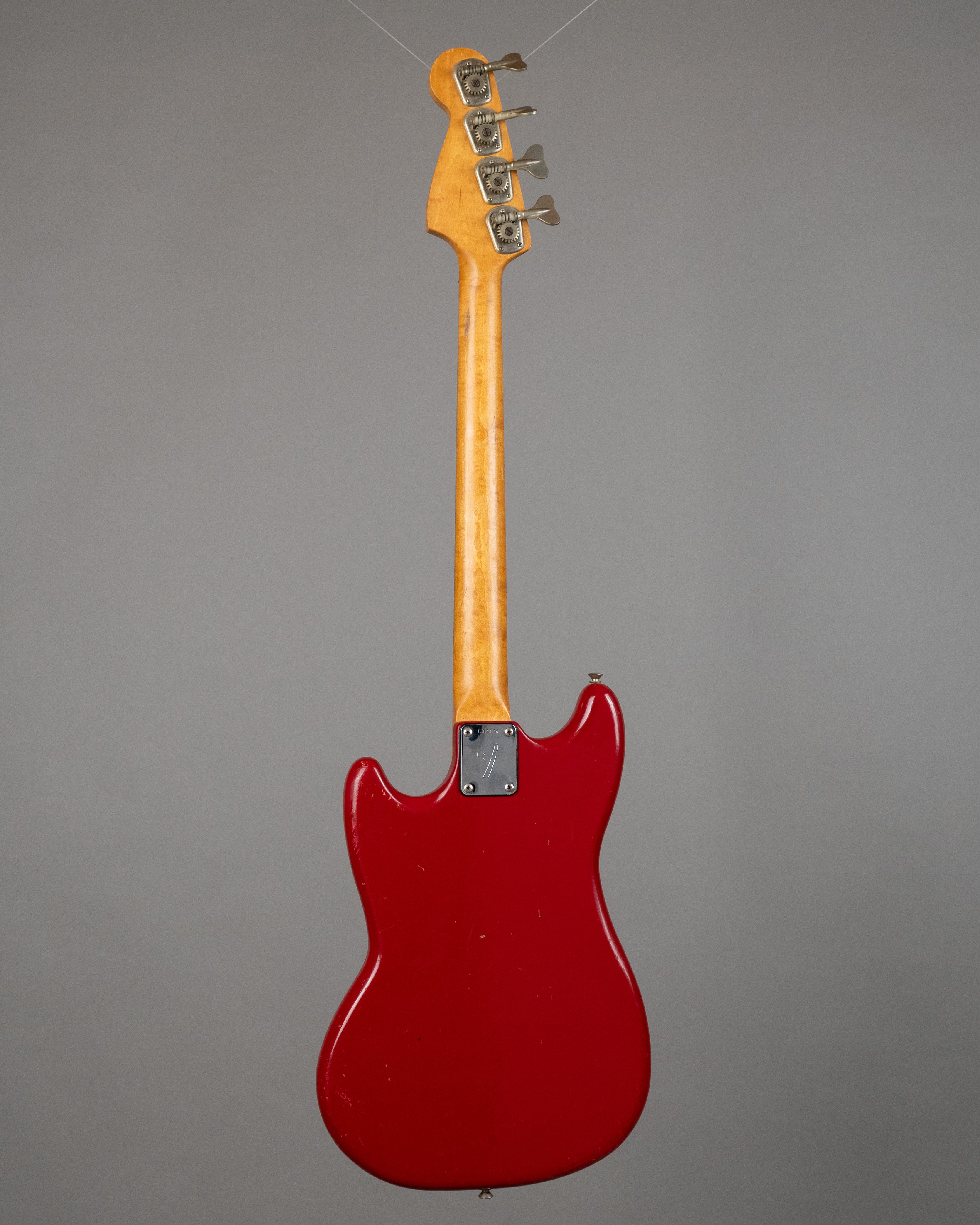1975 Fender Musicmaster Bass (USA, Dakota Red, HSC)