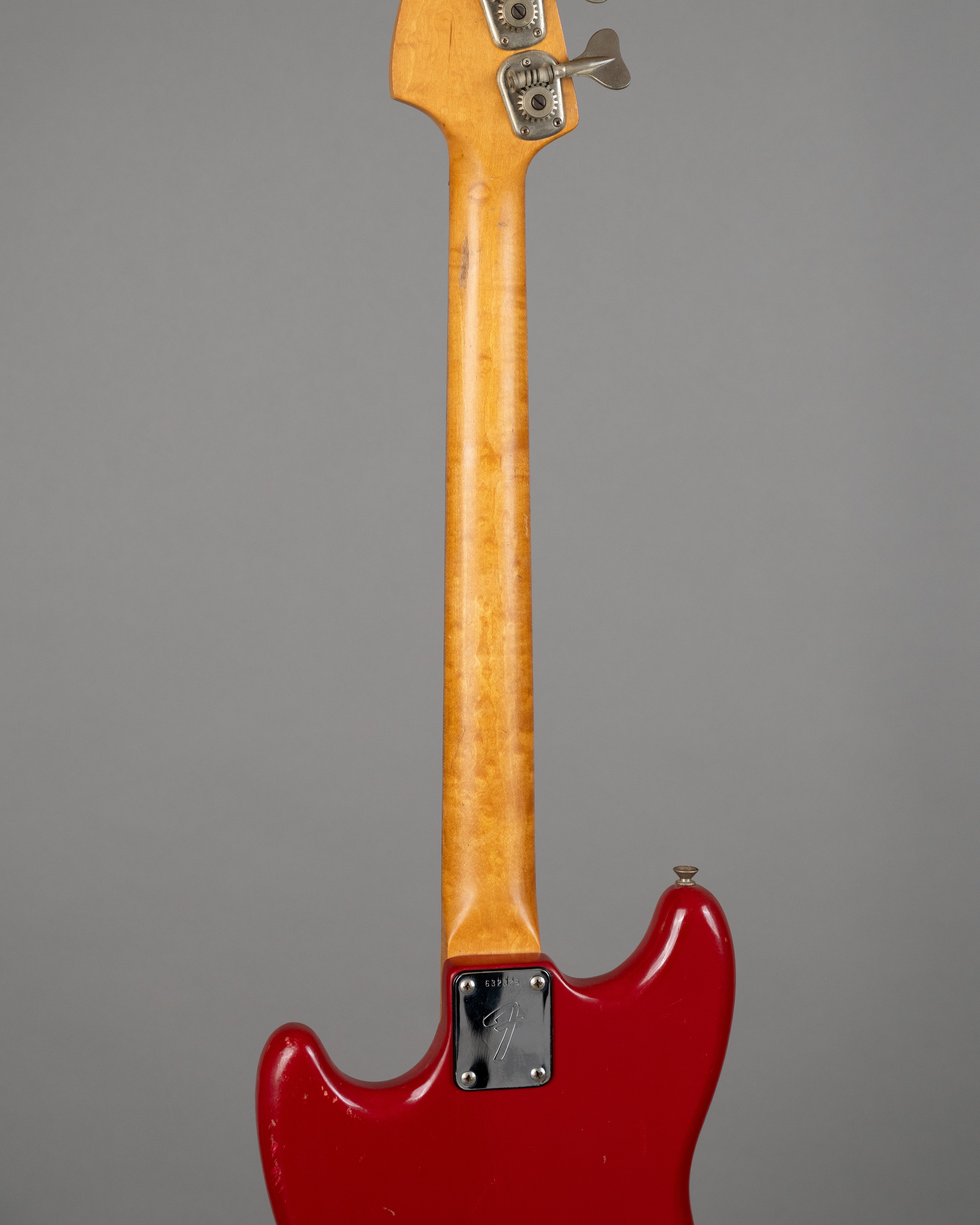 1975 Fender Musicmaster Bass (USA, Dakota Red, HSC)