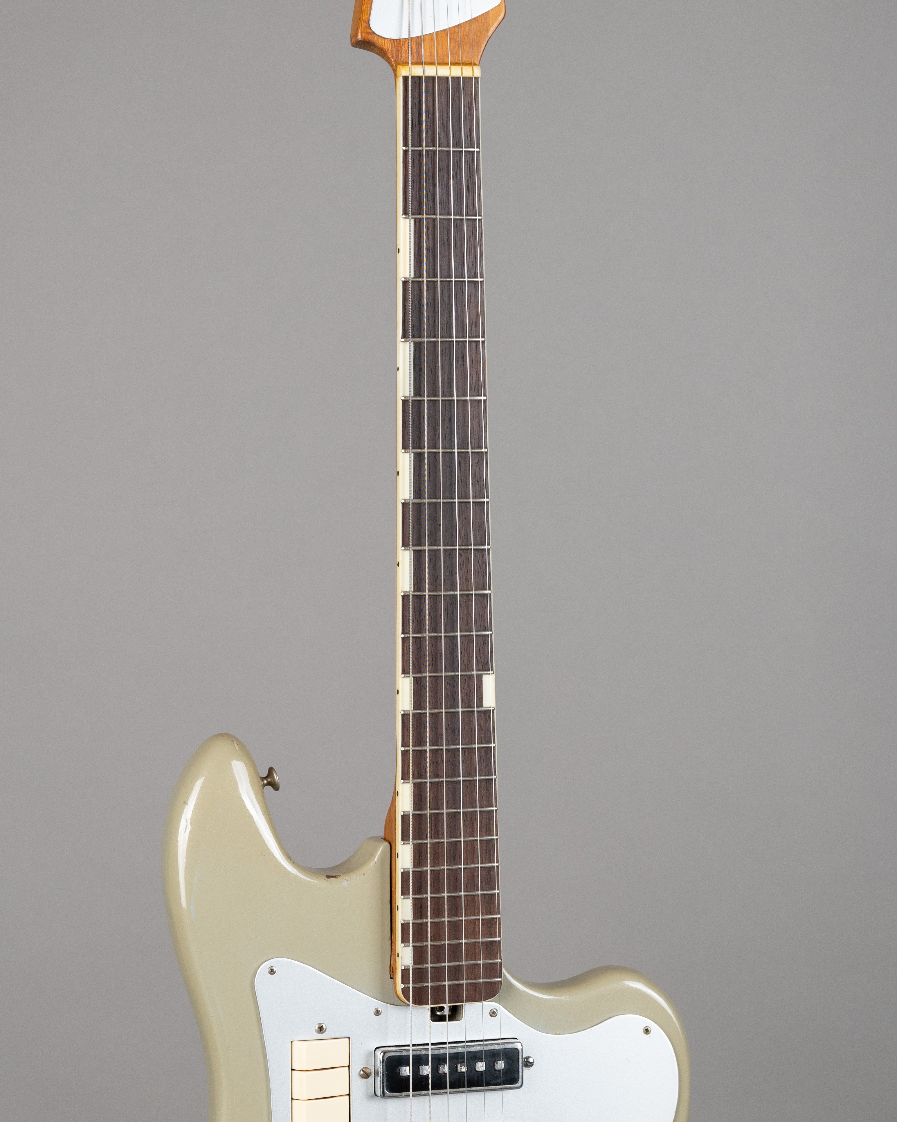 c1960s Teisco TG-64 (Japan, Battleship Grey, Monkey Grip)