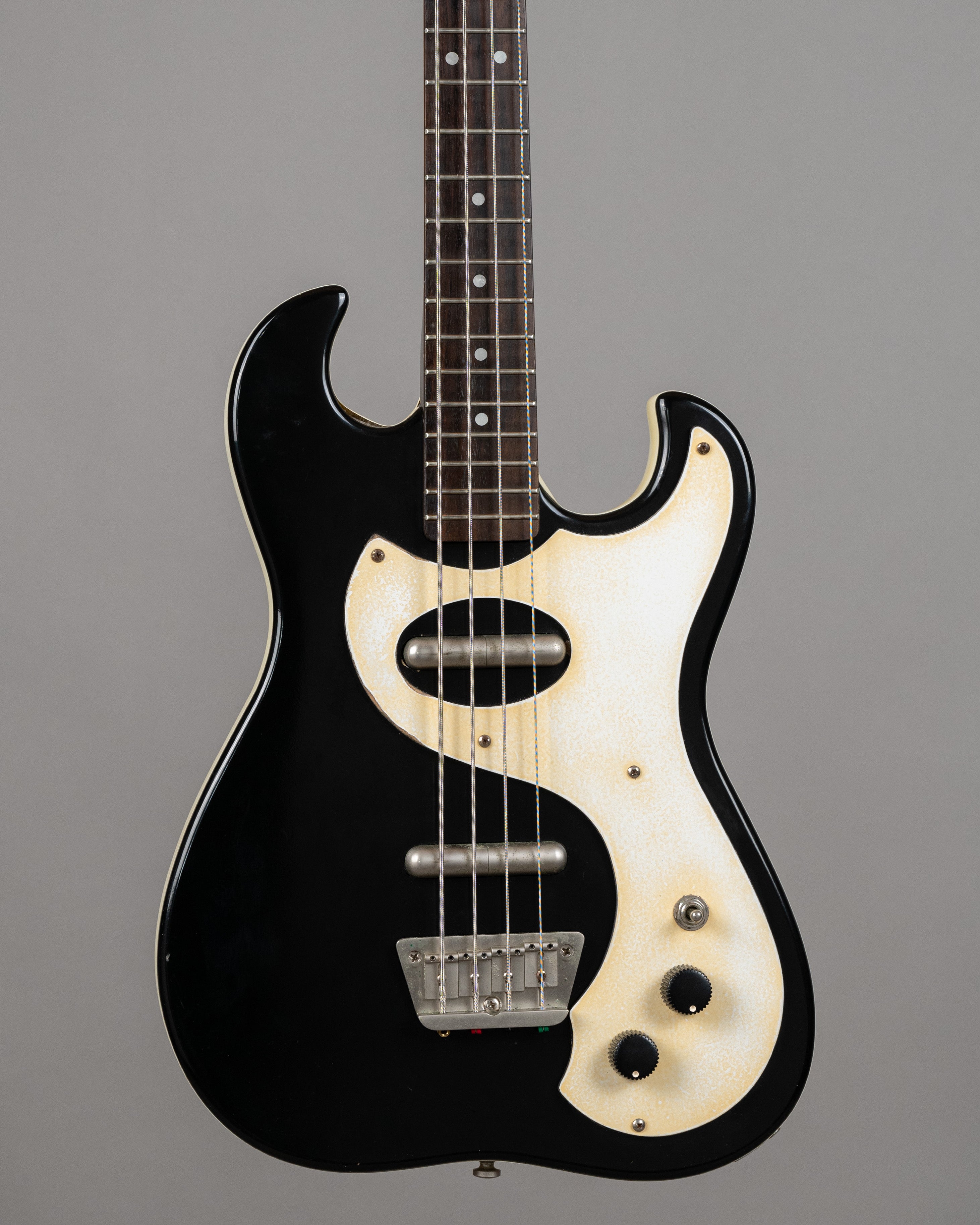 2000s Danelectro 63 Bass Black (China, Black, OGB)