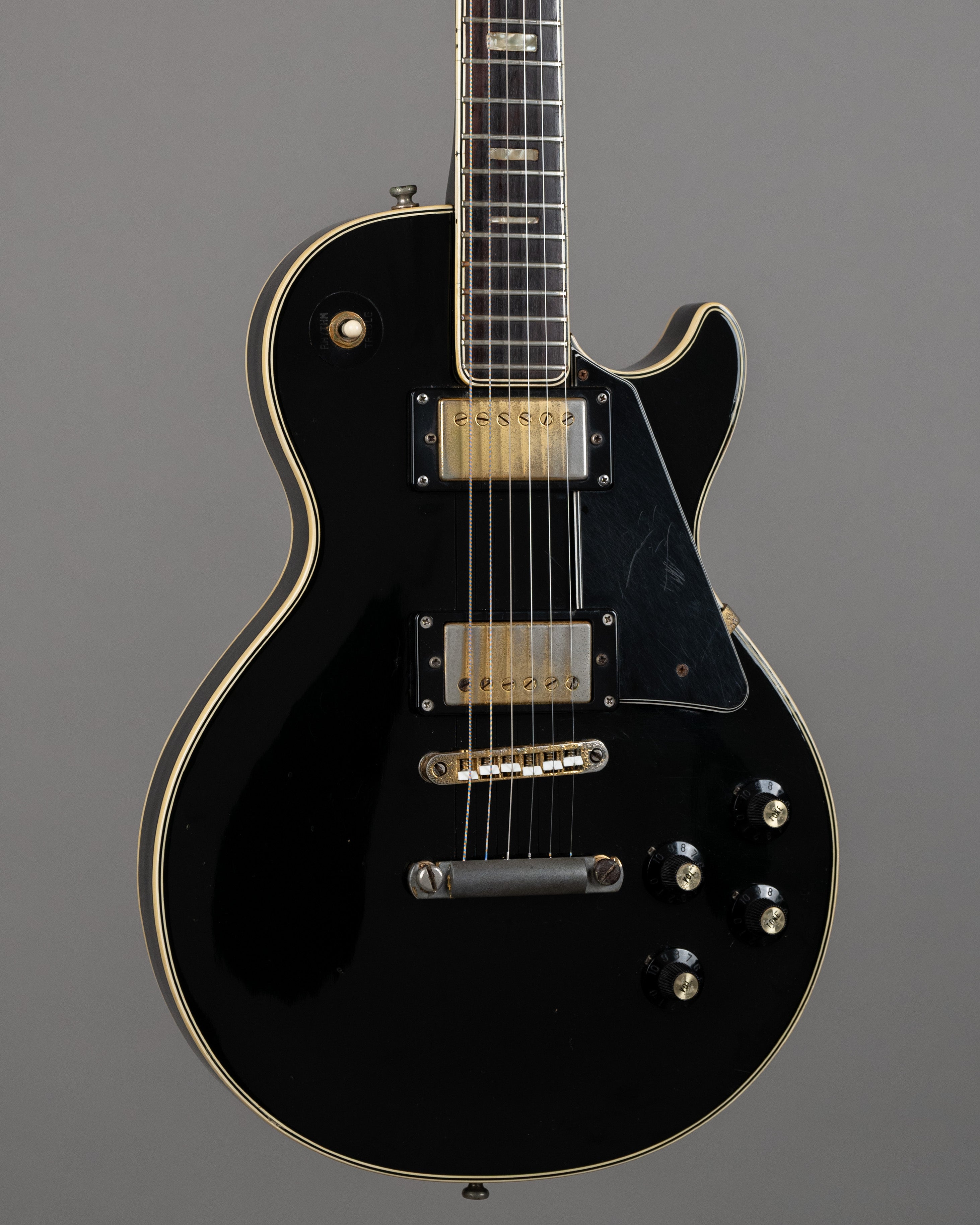 c1975 Greco EG360B 'Les Paul Custom' (Japan, Black)