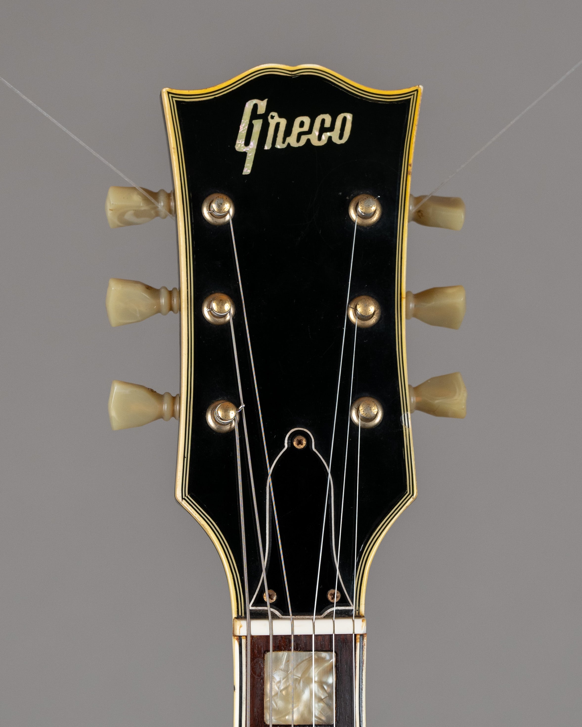 c1975 Greco EG360B 'Les Paul Custom' (Japan, Black)