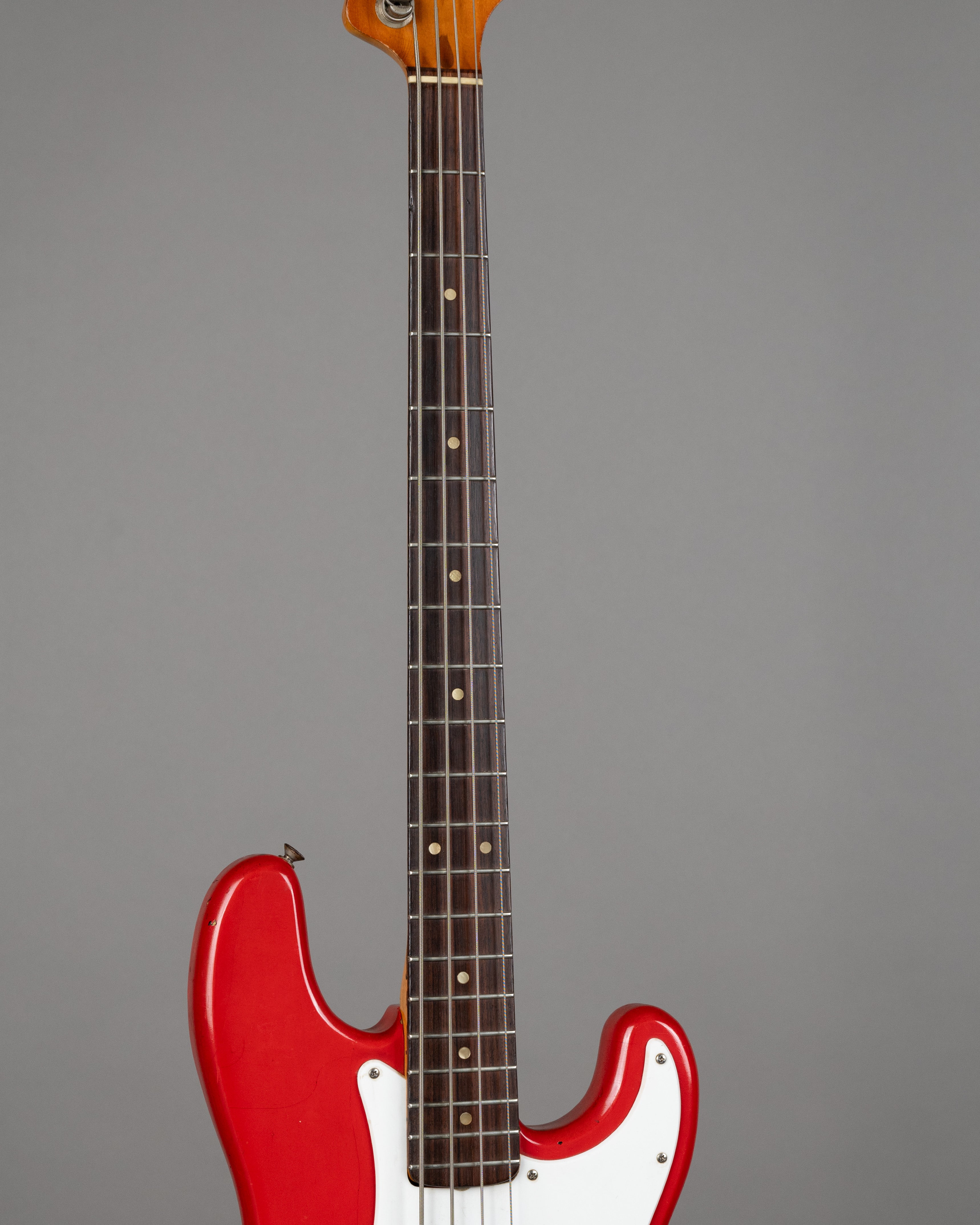 1977 Fender Precision Bass (USA, Fire Engine Red Refinish, HSC)