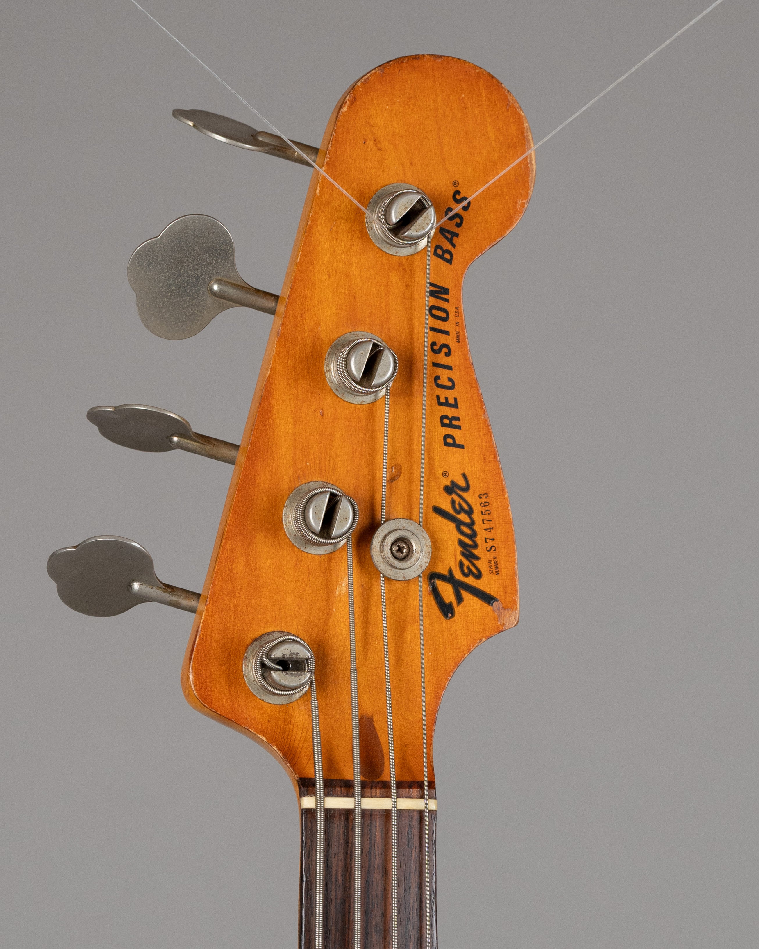 1977 Fender Precision Bass (USA, Fire Engine Red Refinish, HSC)