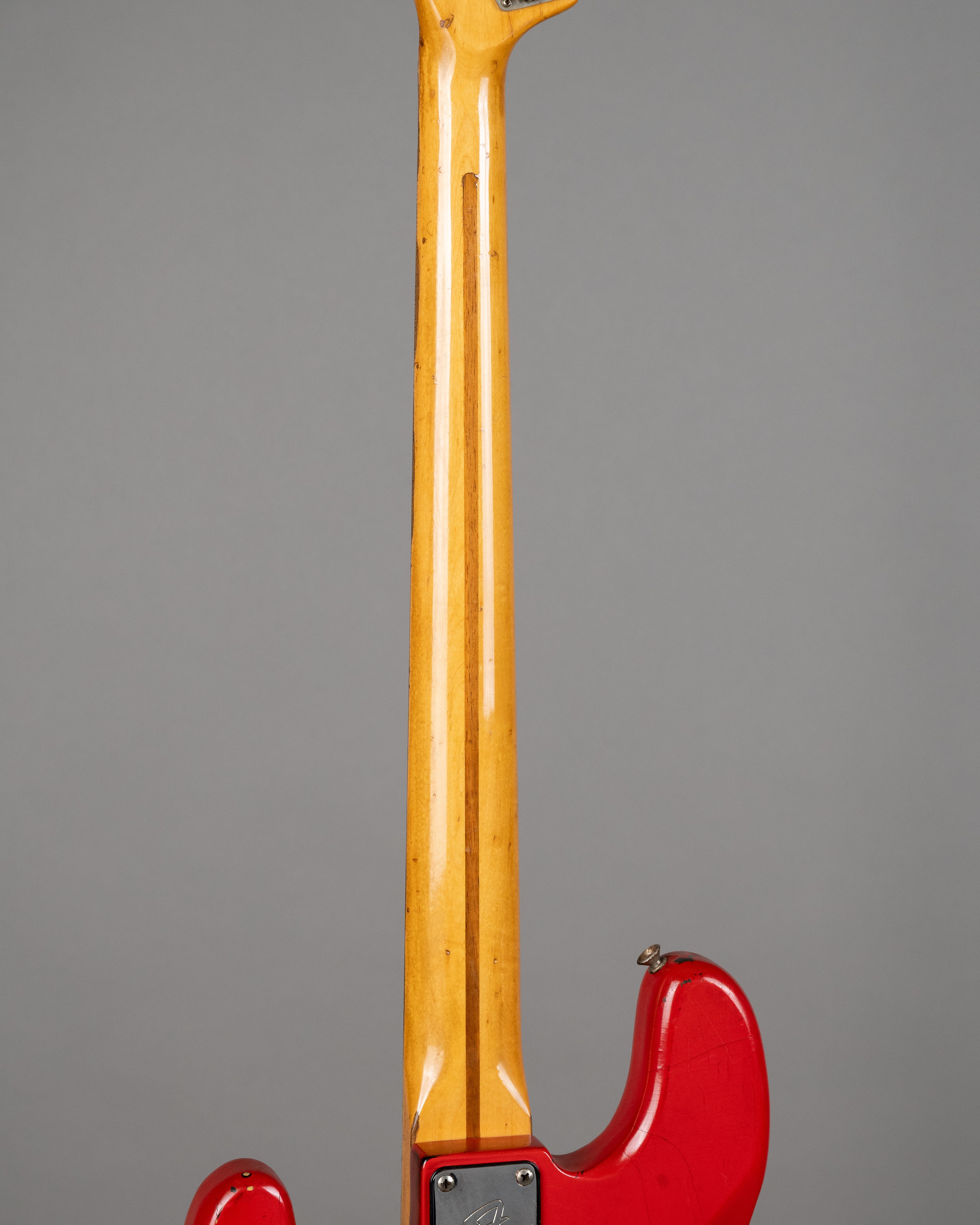 1977 Fender Precision Bass (USA, Fire Engine Red Refinish, HSC)