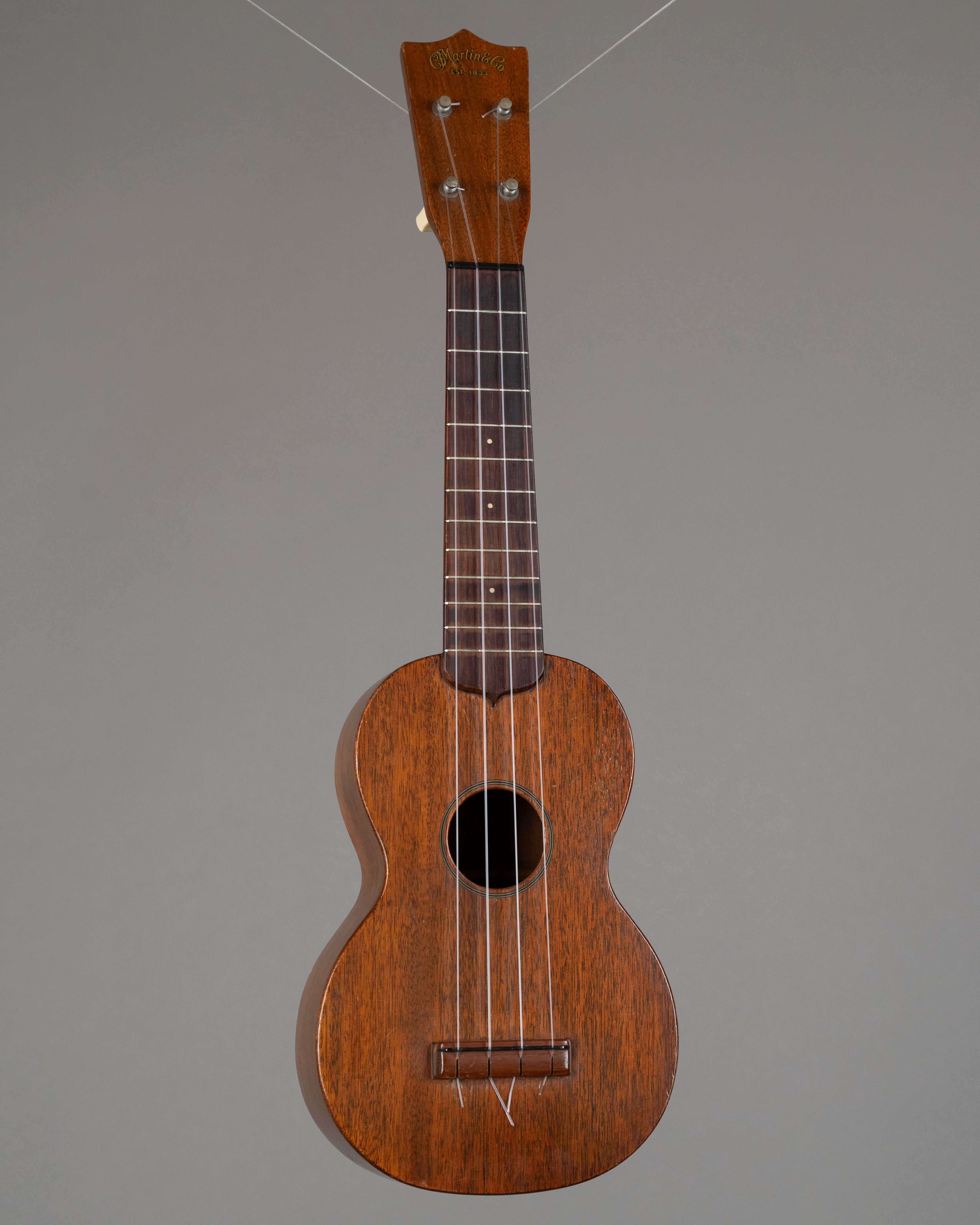 c1960s Martin S-1 Soprano Ukulele (USA, Mahogany Stain, HSC)