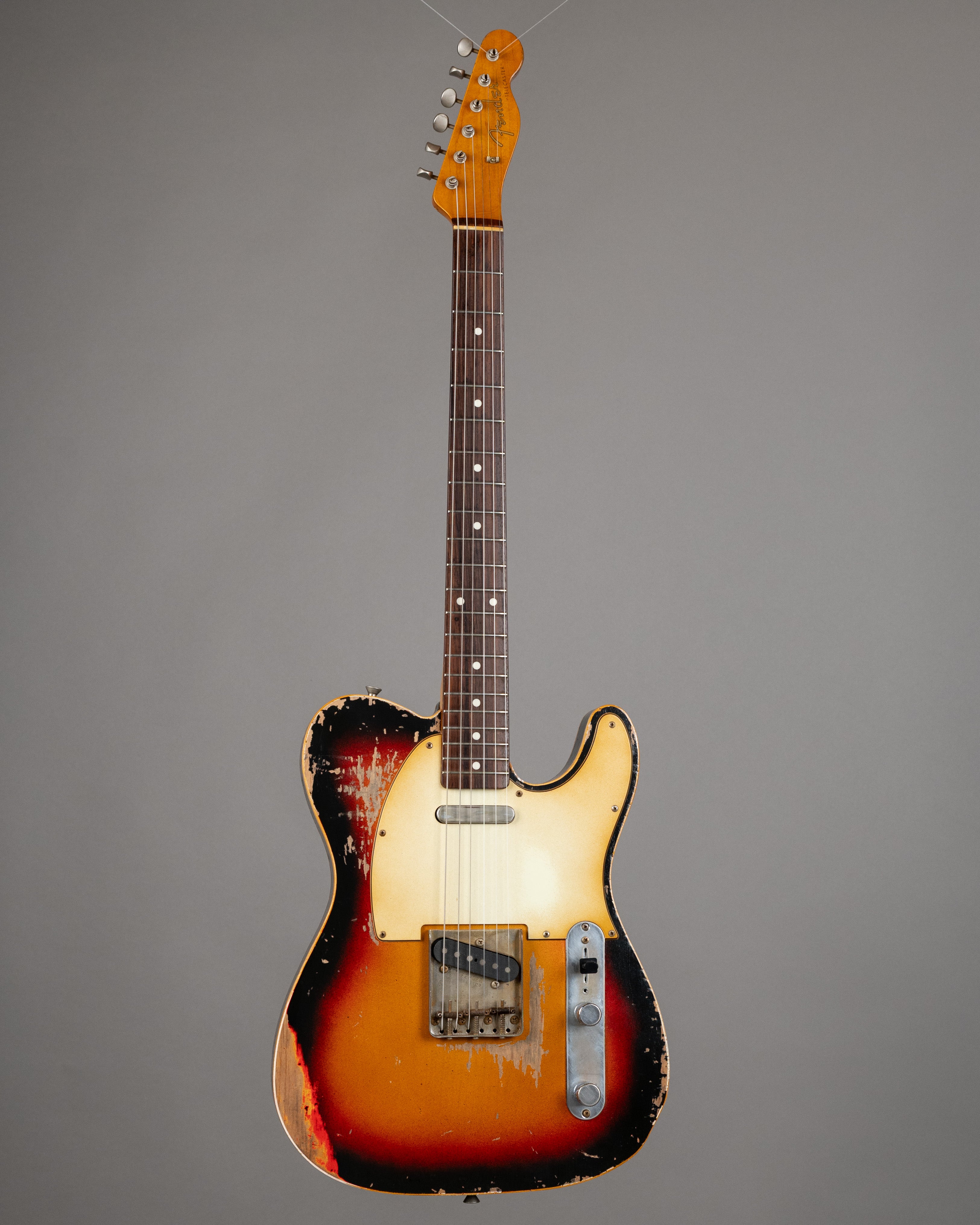 2012 Fender Telecaster Custom (Japan, Sunburst Relic, Sunburst)