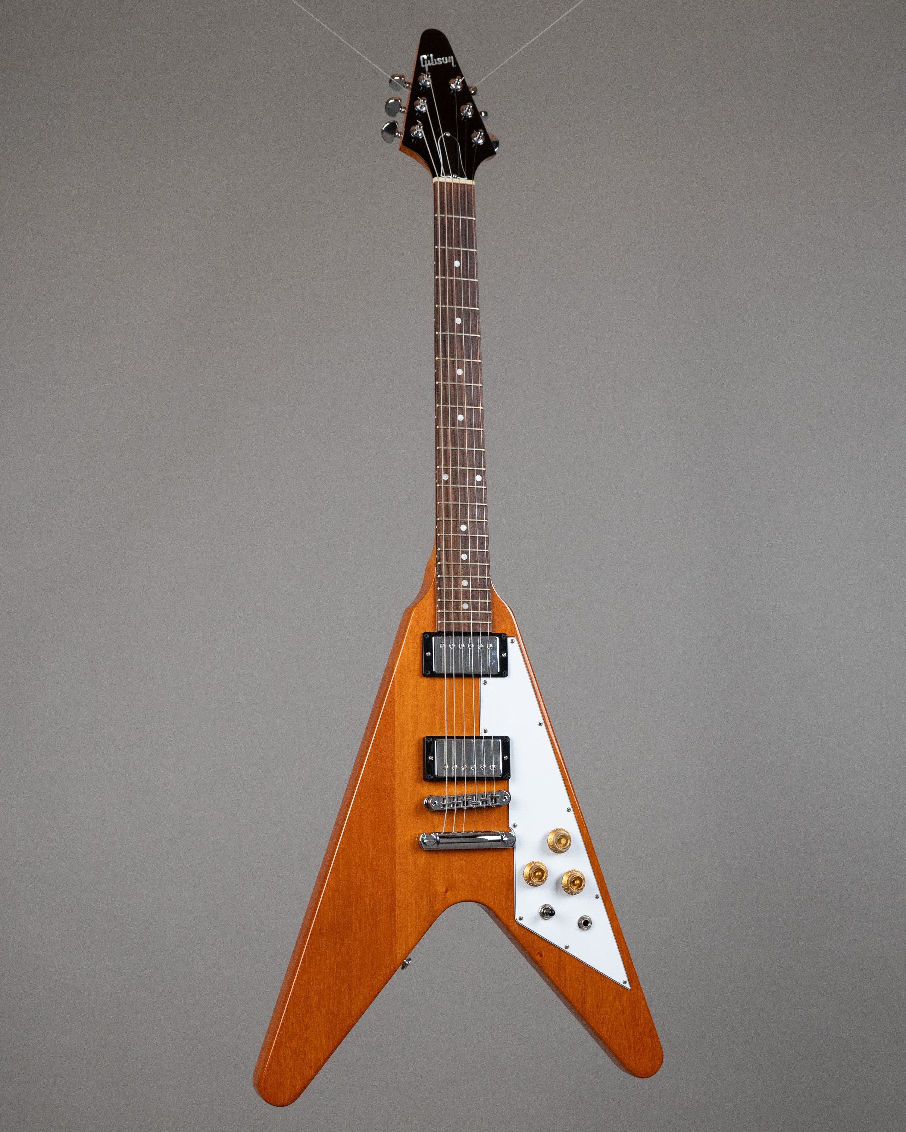 2023 Gibson ’70s Flying V (USA, Antique Natural, OHSC)