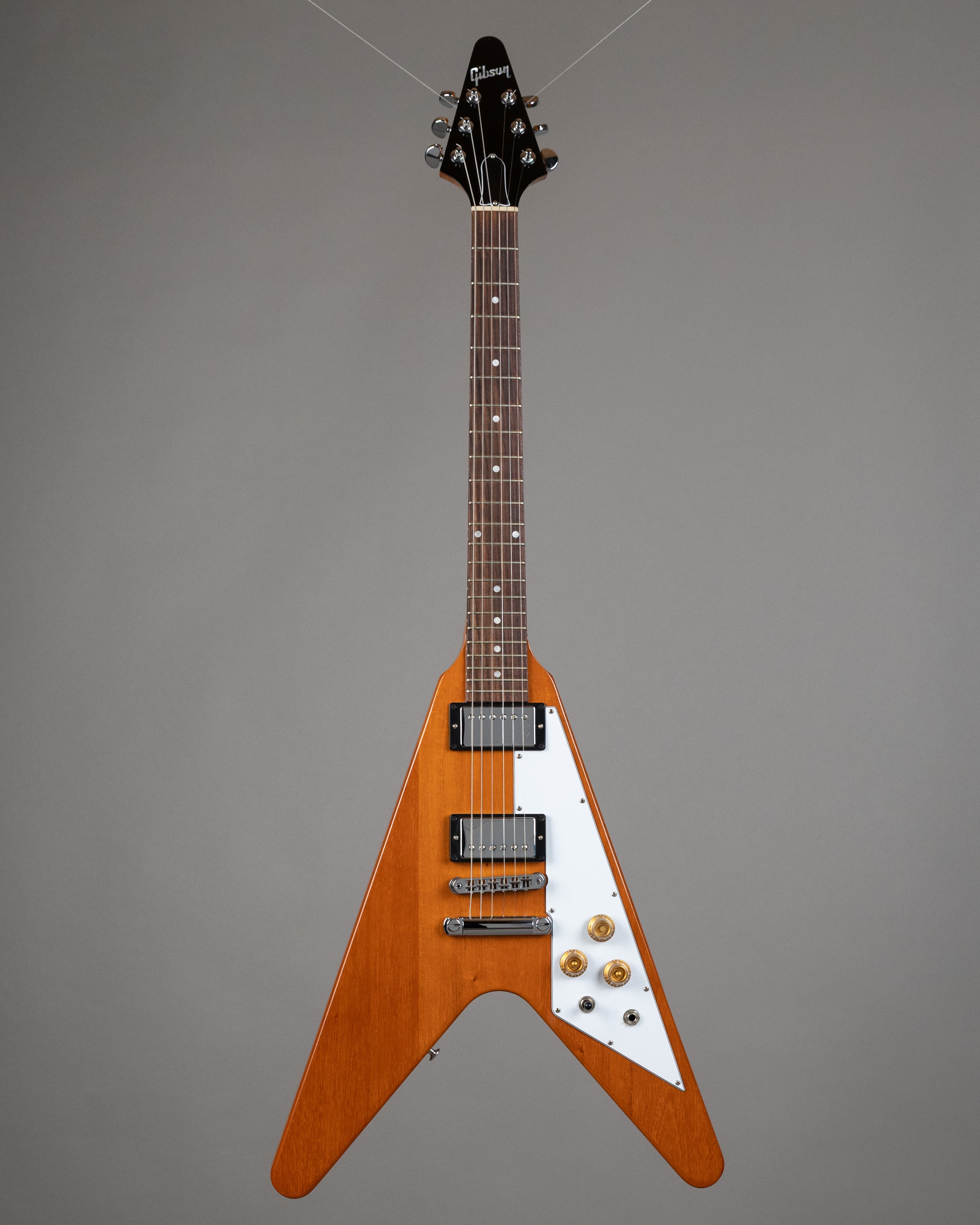 2023 Gibson ’70s Flying V (USA, Antique Natural, OHSC)