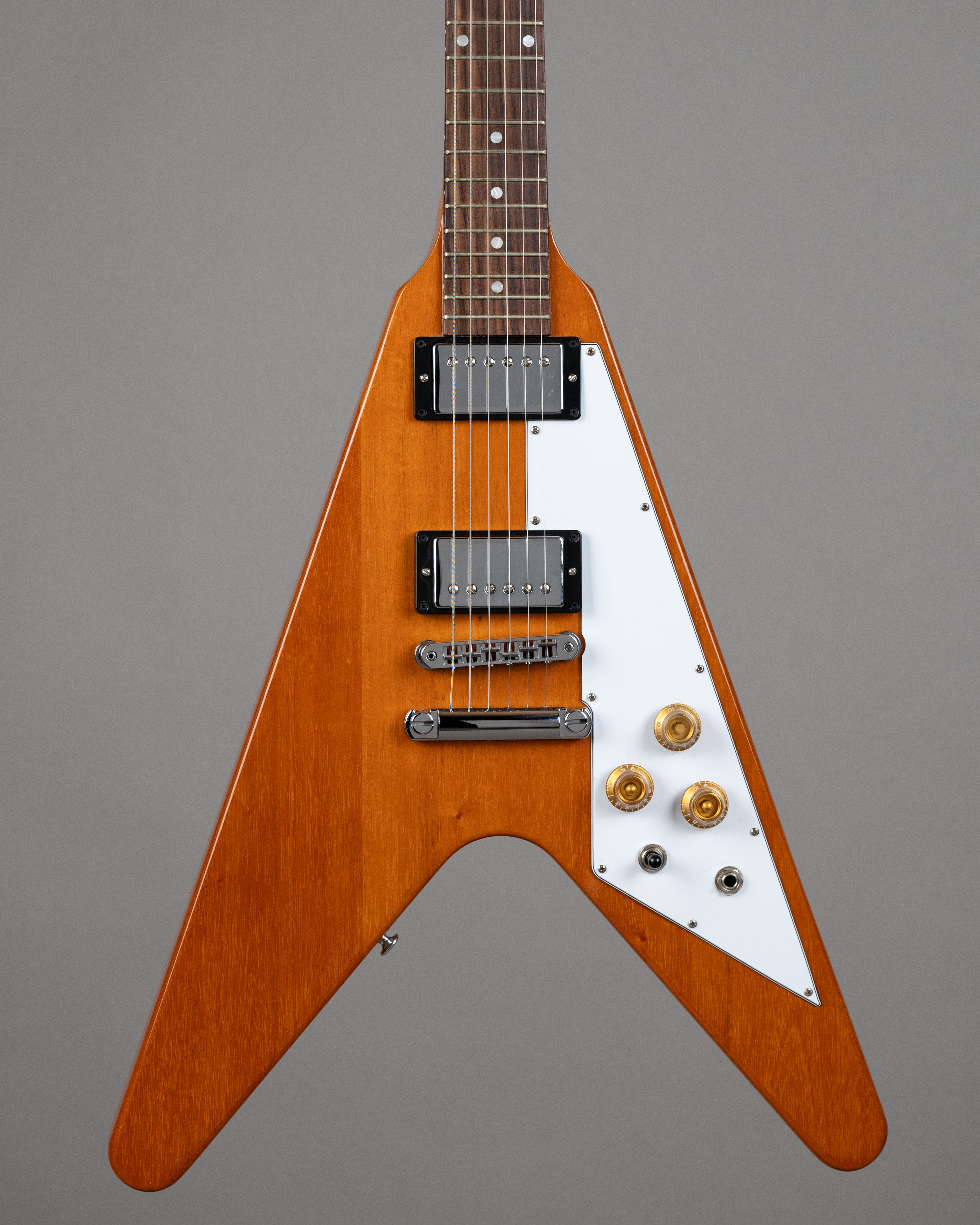 2023 Gibson ’70s Flying V (USA, Antique Natural, OHSC)