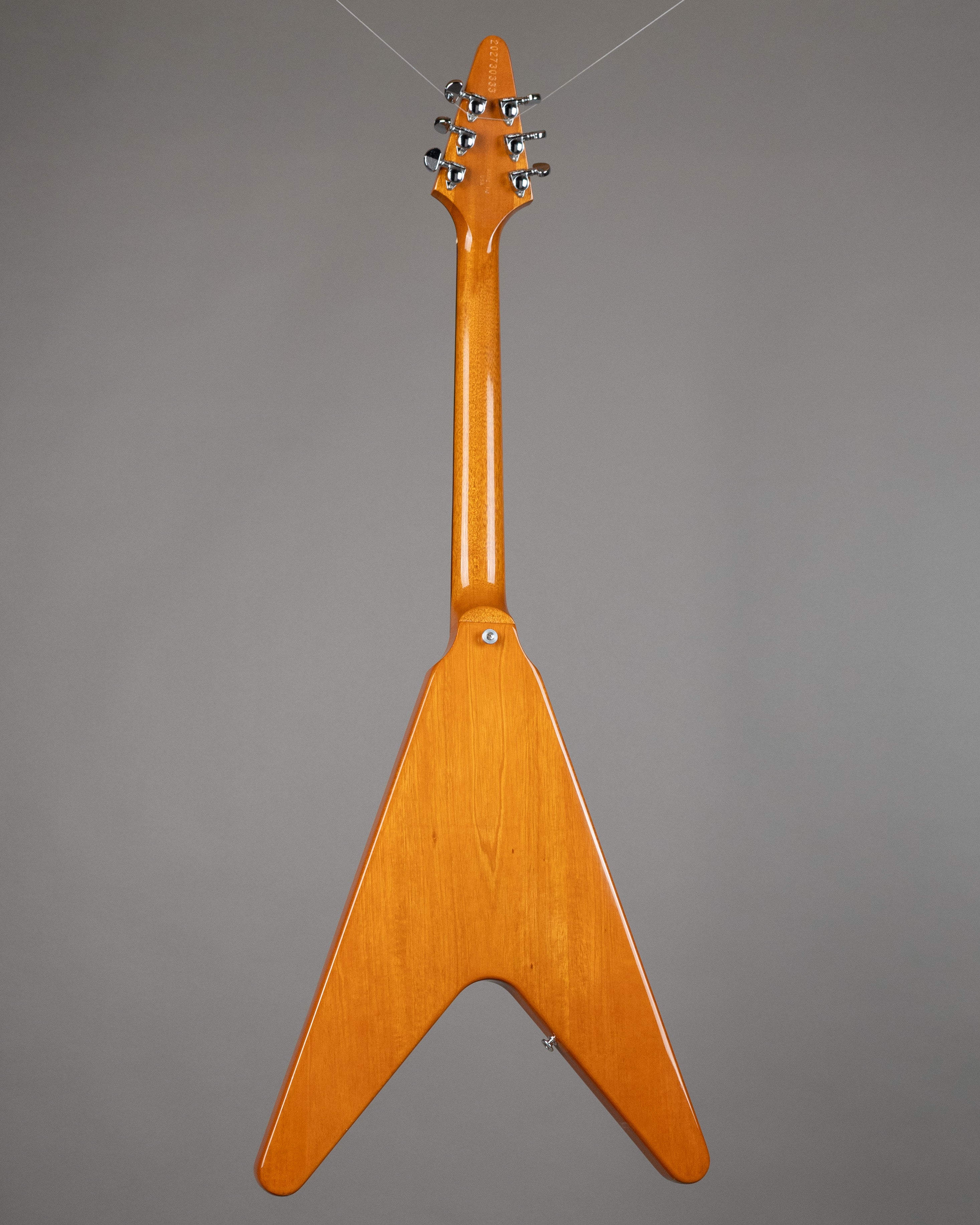 2023 Gibson ’70s Flying V (USA, Antique Natural, OHSC)