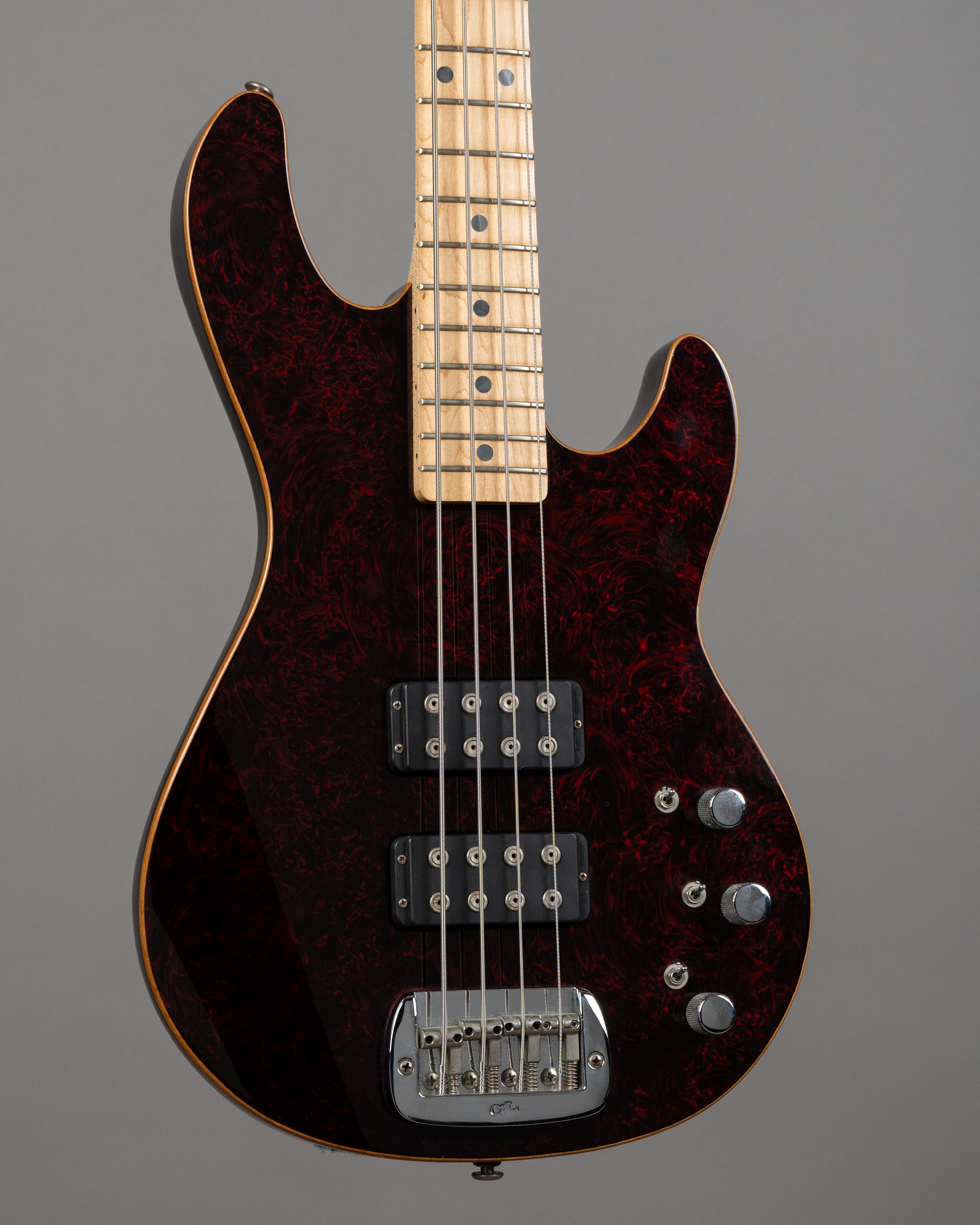 1997 G&L L2000-OPM Bass (USA, Red Swirl, COA, OHSC)