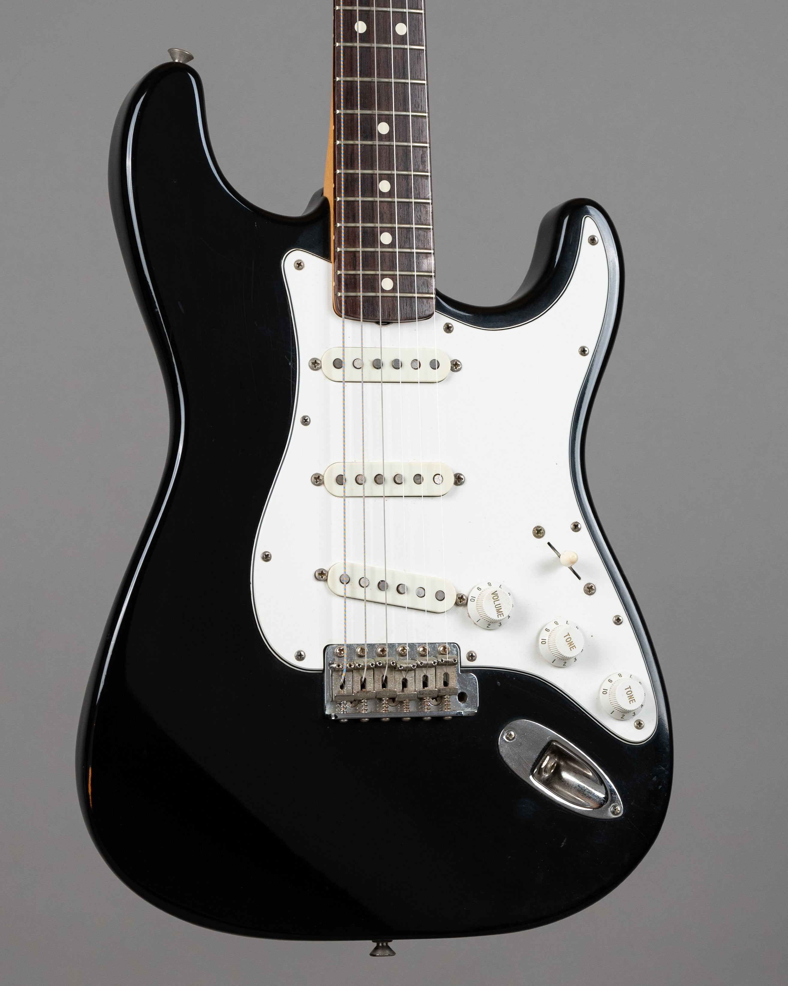 1990 Fender AVRI 62 Stratocaster (USA, Black, OHSC)