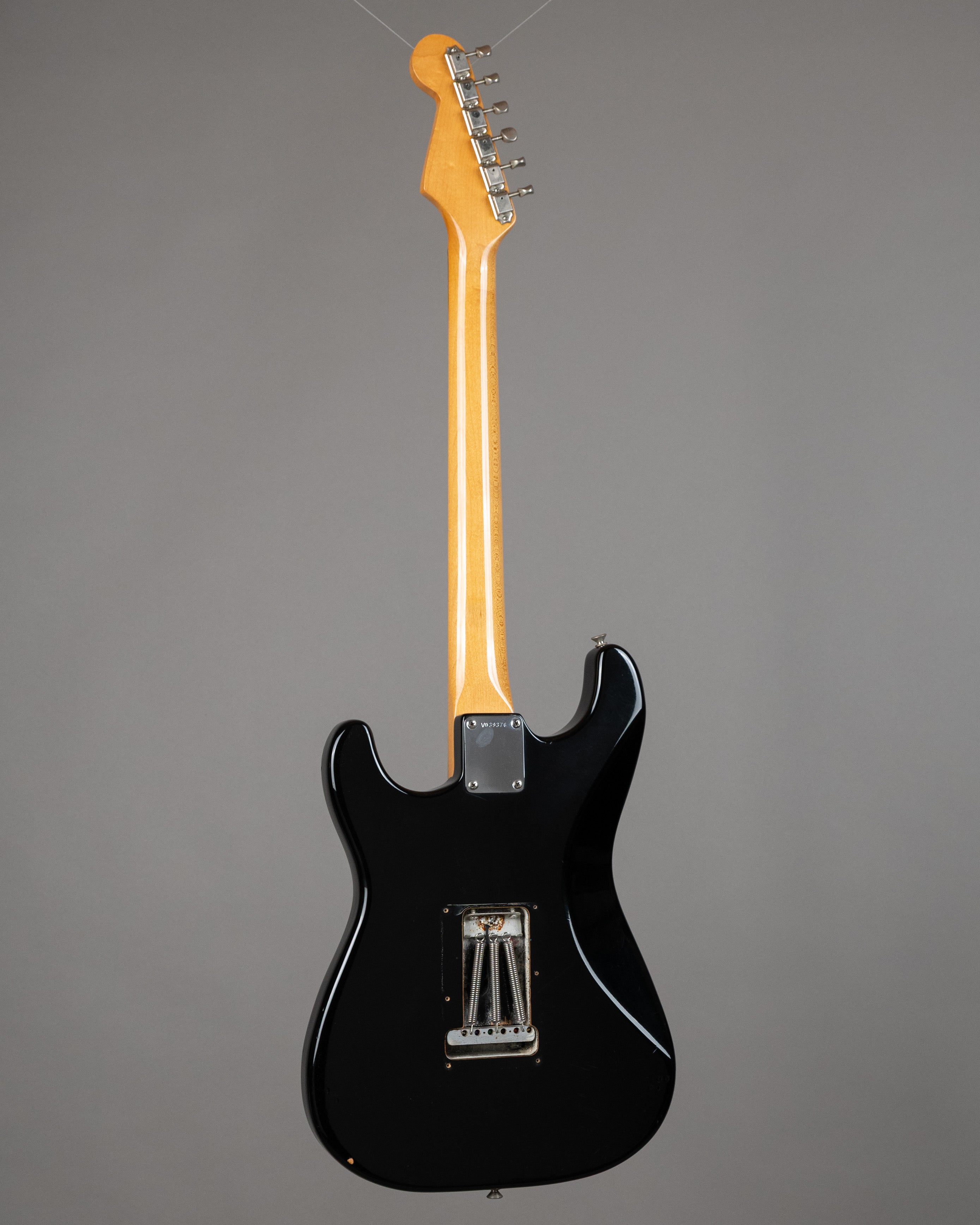 1990 Fender AVRI 62 Stratocaster (USA, Black, OHSC)
