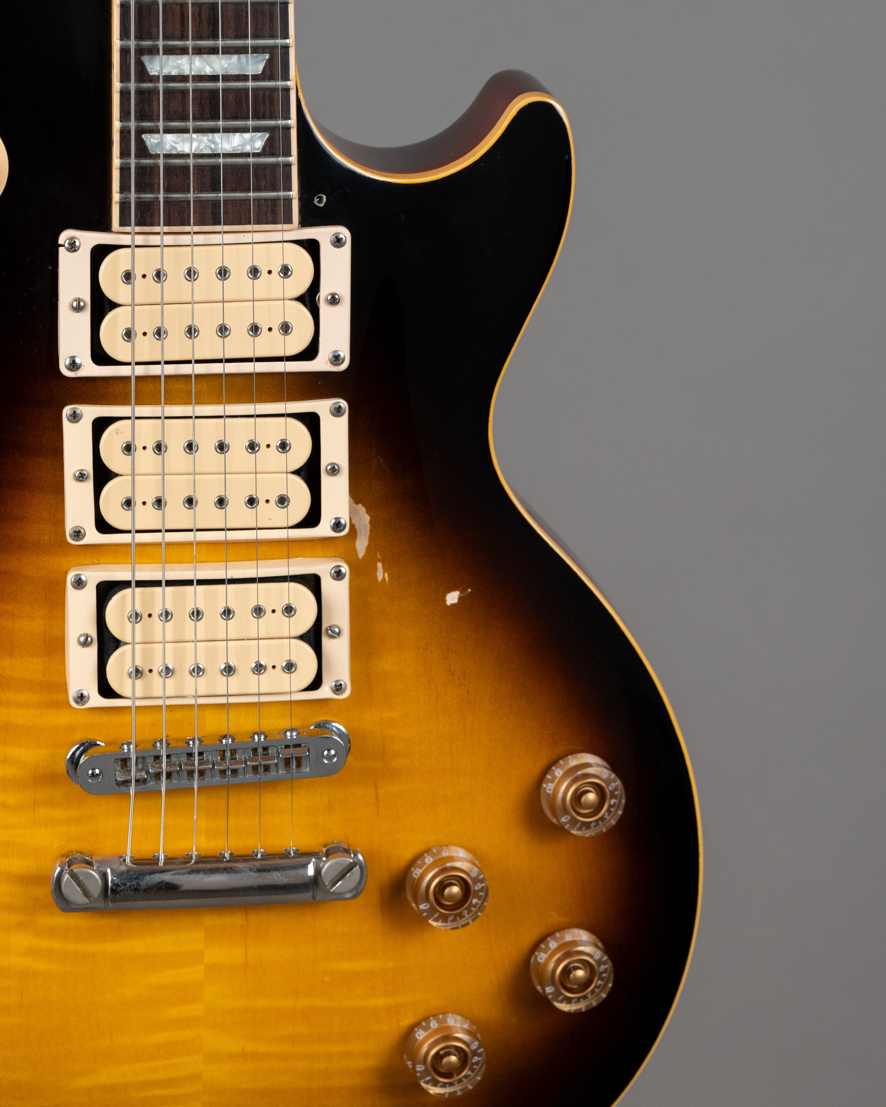 2002 Gibson Les Paul Standard Ace Frehley Mod (USA, Tobacco Burst, OHSC)