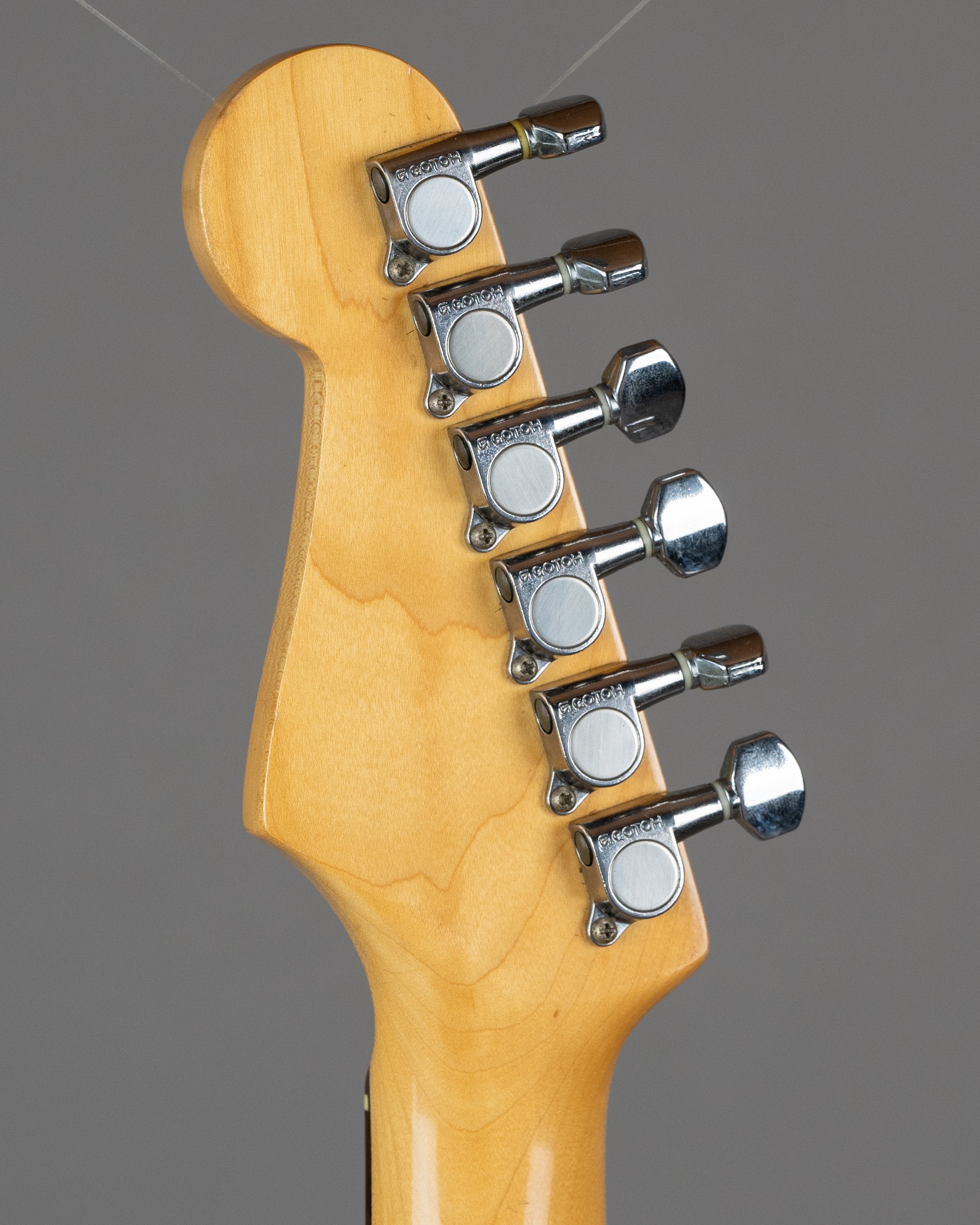 c1990 Fender STR-850LS Stratocaster (Japan, See Through Red, Lace Sensor Pickups)