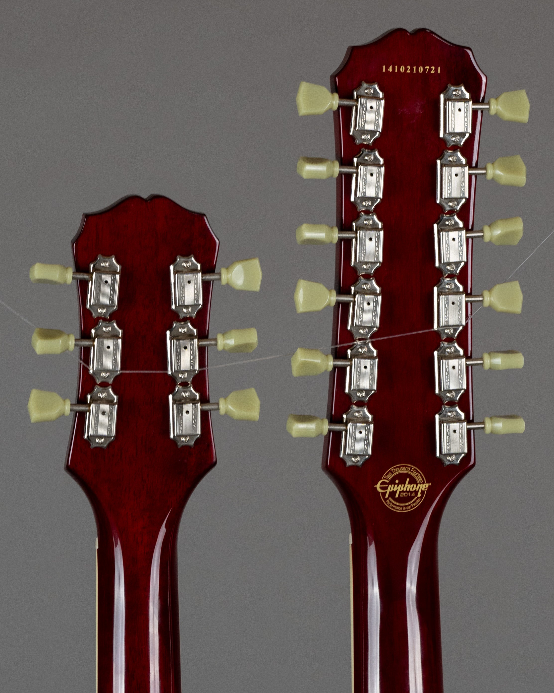 2014 Epiphone G-1275 'Limited Edition' (Korea, Cherry Red, OHSC)