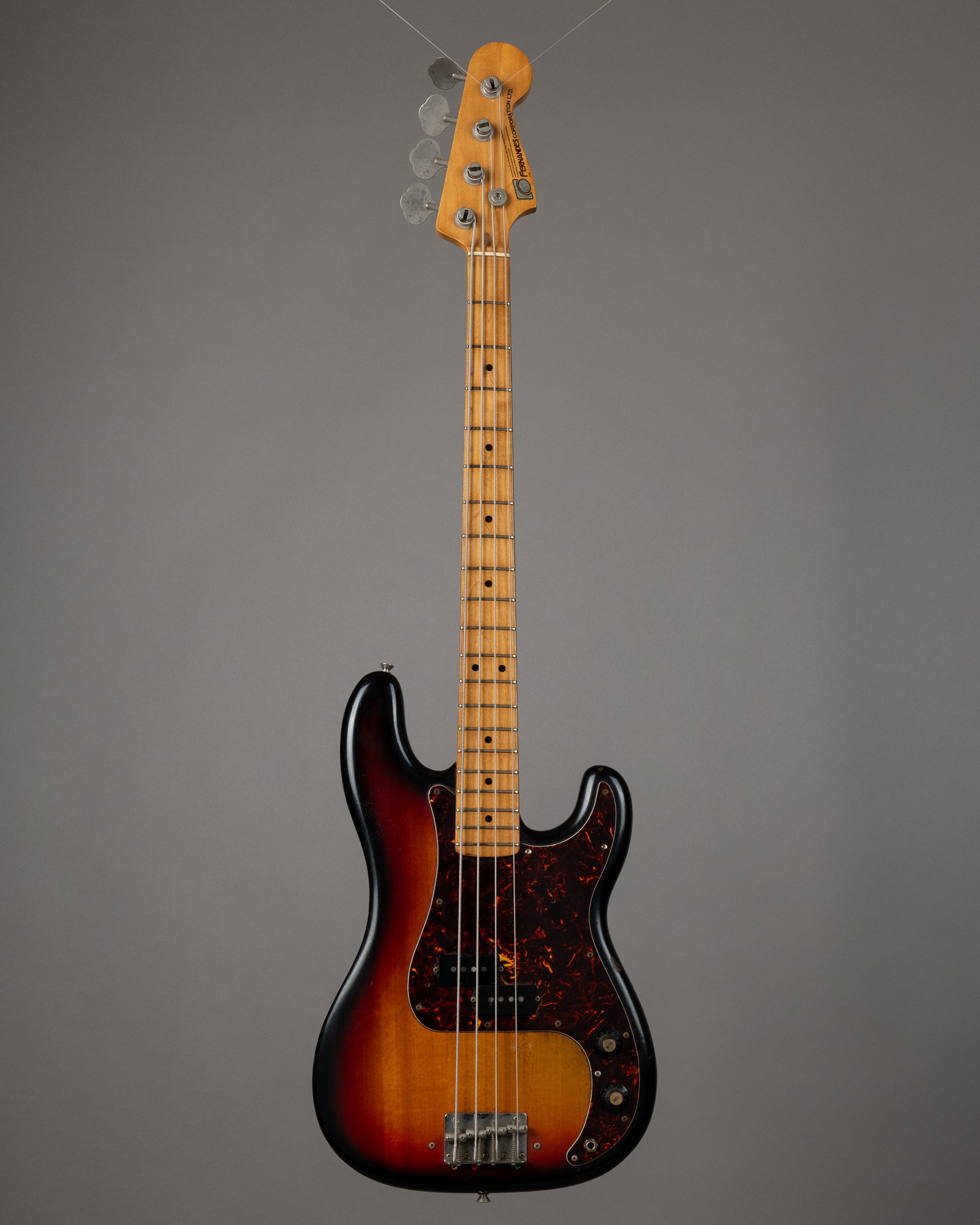 c1980s Fernandes 'Stone Logo' Precision Bass (Japan, Sunburst)