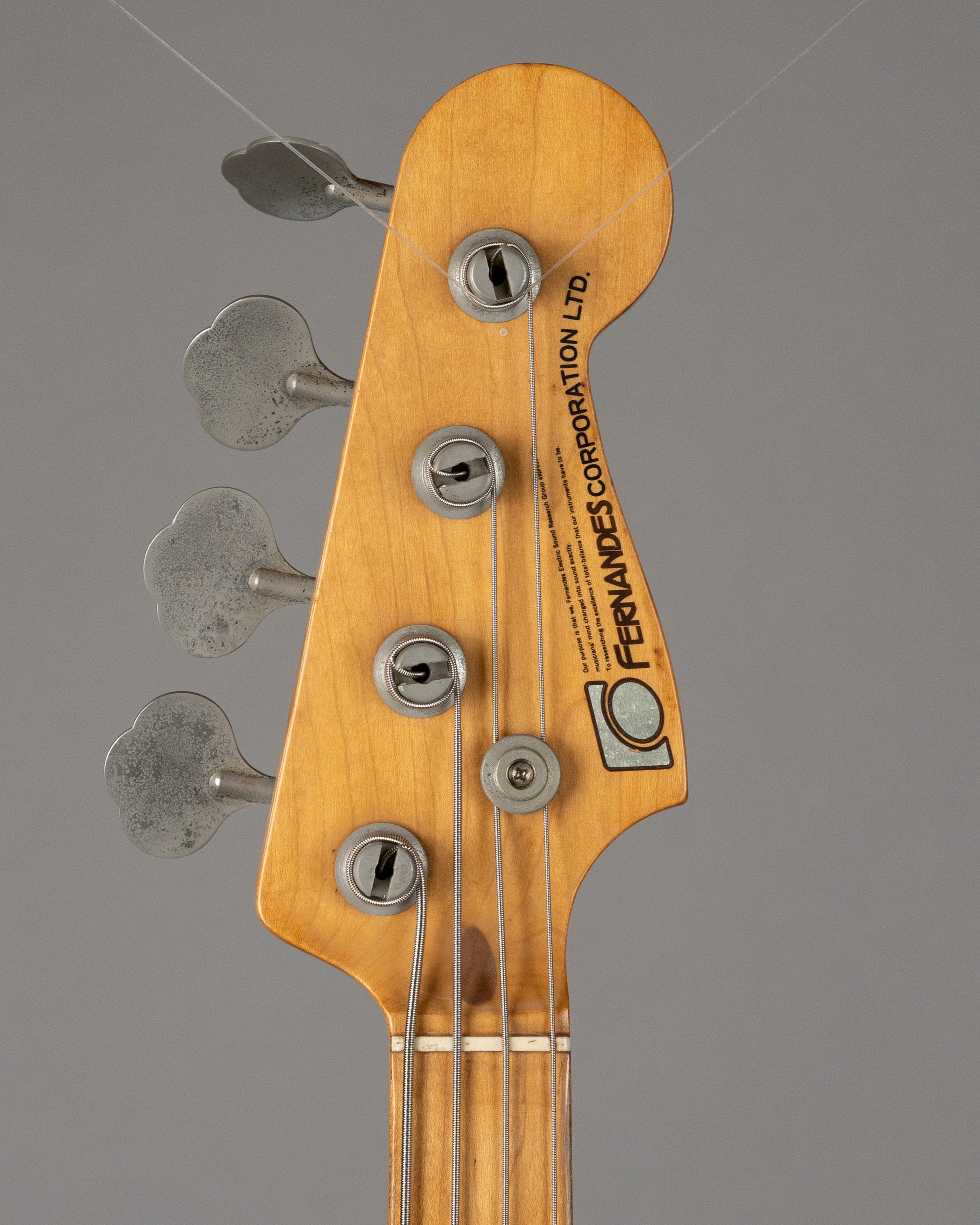 c1980s Fernandes 'Stone Logo' Precision Bass (Japan, Sunburst)