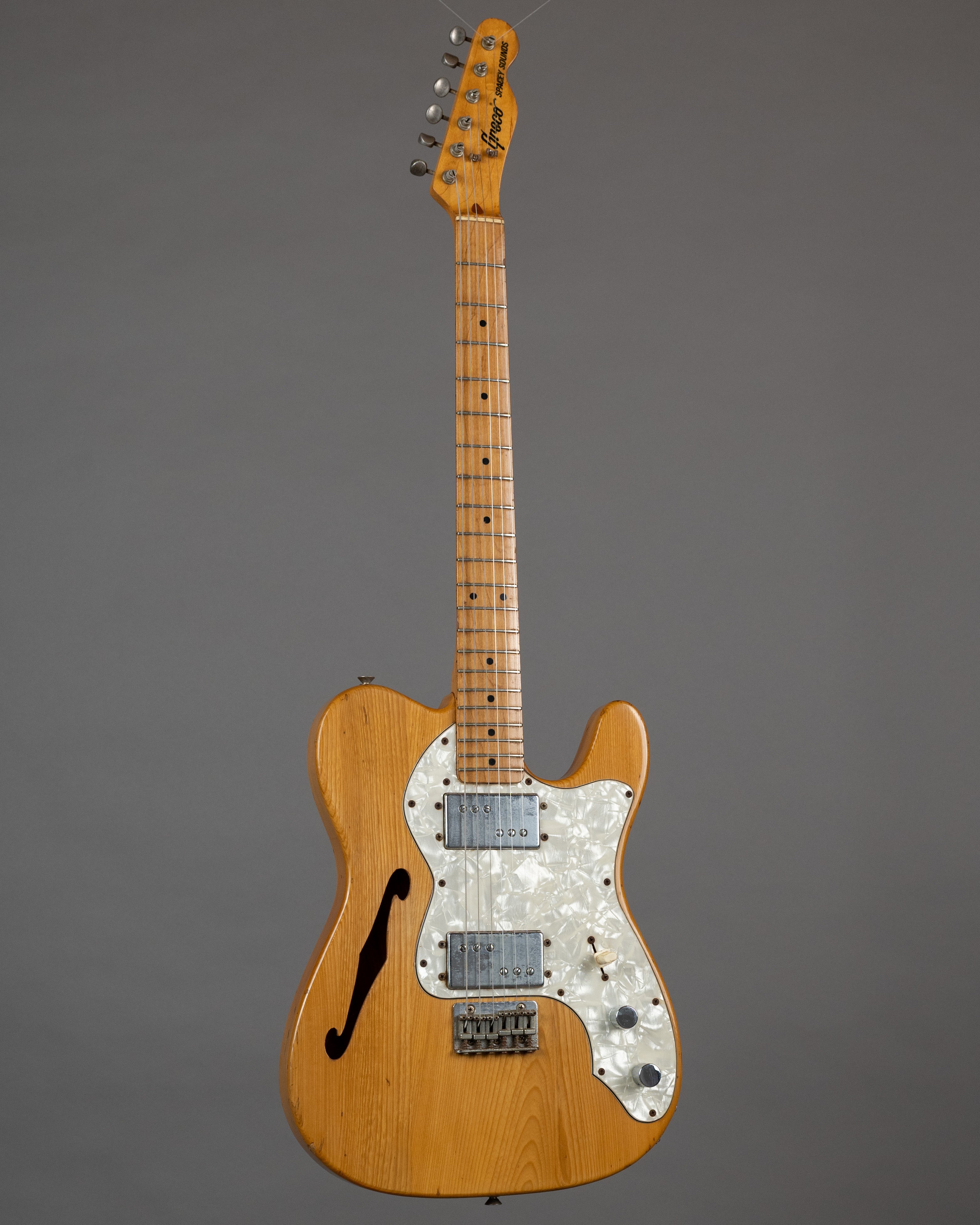 1979 Greco Spacey Sounds TE-500 Thinline Telecaster (Japan, Natural)
