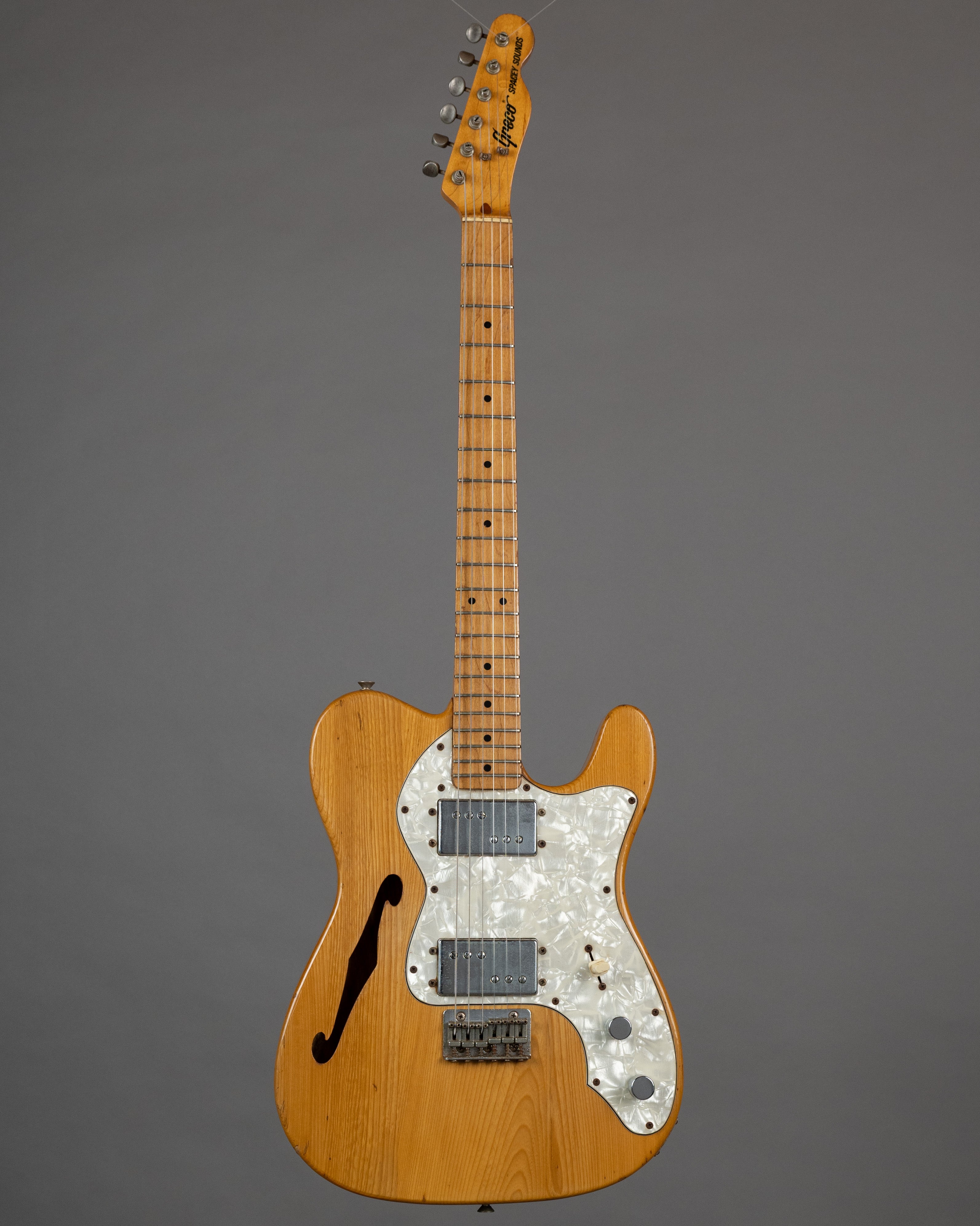 1979 Greco Spacey Sounds TE-500 Thinline Telecaster (Japan, Natural)
