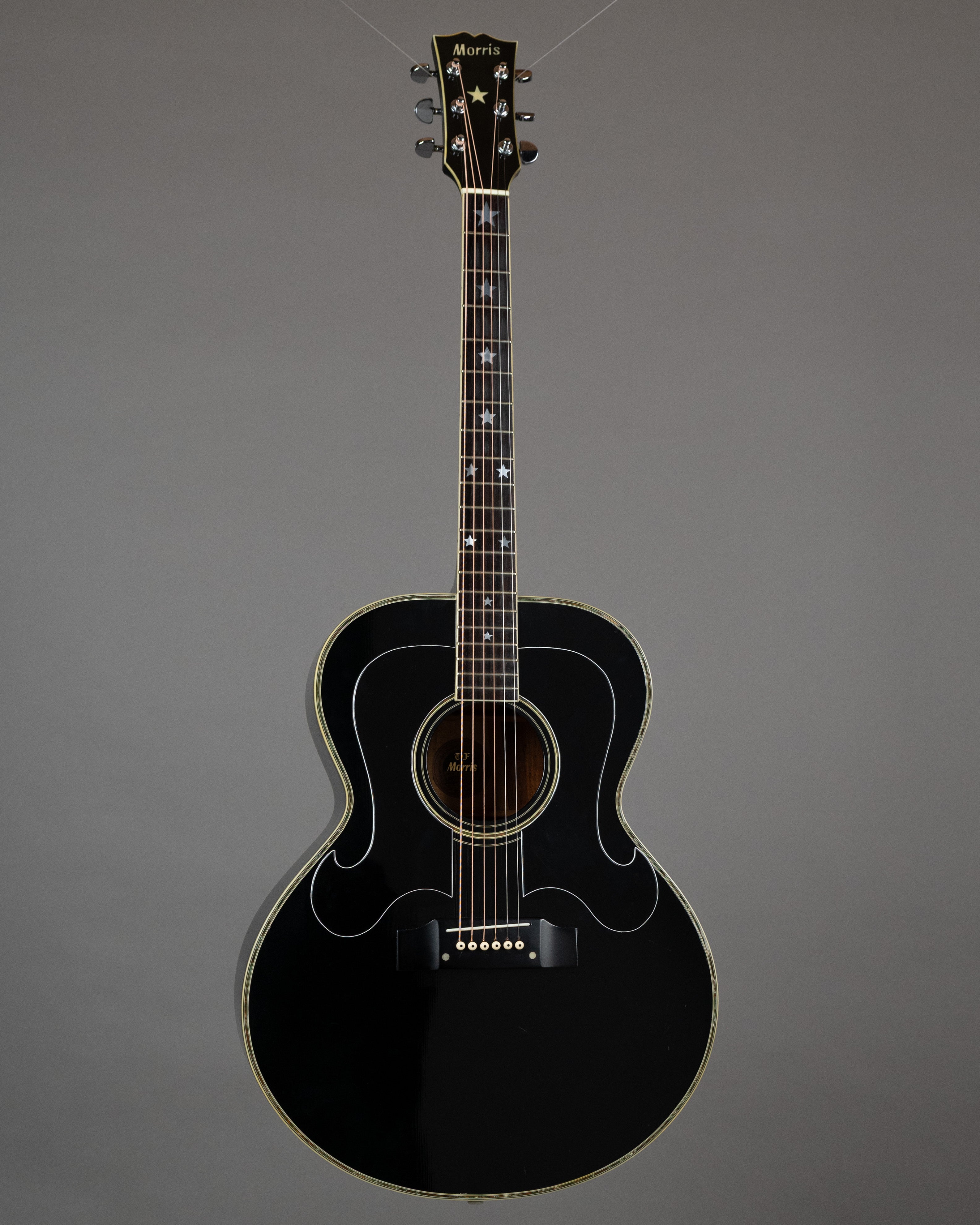 1980 Morris WJ-50B 'Everly Bros.' Acoustic (Japan, Black, HSC)